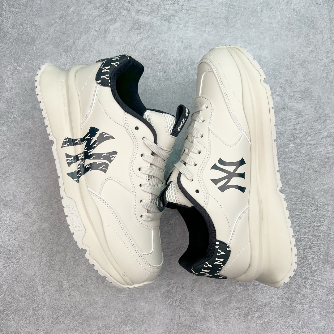 图片[3]-＃PB过验版 MLB Chunky Runner 2024S 复古印花老爹鞋系列低帮轻量增高厚底百搭休闲运动慢跑鞋 Korea韩国联名NY美国榄球纽约洋基队限定 目前可过轻松秒过各类鉴定 能操作的私聊 韩国代购专供 左脚内置NFC感应 区别市面贴纸假芯片 MLB专用菱形双针中底布 重点细节中底布带注胶孔 原厂NFC感应吊牌 支持鉴定 一个两位数 原盒原标 全套原楦原纸板原厂数据开发 中韩文保养标贴 绿色防霉片 平台代购专供 独家一比一RB+MD组合大底 高频后跟小人Logo精准对位立体饱满 正确网布加超迁鞋面 转印中底走线紧密 转印Logo工艺表层防刮不掉色 尺码：35 36 36.5 37.5 38 38.5 39 40 40.5 41 42 42.5 43 44 44.5 45-选品中心