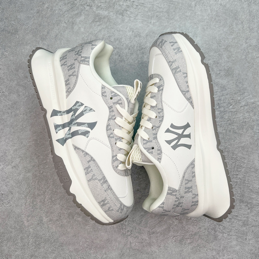 图片[3]-＃PB过验版 MLB Chunky Runner 2024S 复古印花老爹鞋系列低帮轻量增高厚底百搭休闲运动慢跑鞋 Korea韩国联名NY美国榄球纽约洋基队限定 目前可过轻松秒过各类鉴定 能操作的私聊 韩国代购专供 左脚内置NFC感应 区别市面贴纸假芯片 MLB专用菱形双针中底布 重点细节中底布带注胶孔 原厂NFC感应吊牌 支持鉴定 一个两位数 原盒原标 全套原楦原纸板原厂数据开发 中韩文保养标贴 绿色防霉片 平台代购专供 独家一比一RB+MD组合大底 高频后跟小人Logo精准对位立体饱满 正确网布加超迁鞋面 转印中底走线紧密 转印Logo工艺表层防刮不掉色 尺码：35 36 36.5 37.5 38 38.5 39 40 40.5 41 42 42.5 43 44 44.5 45-选品中心