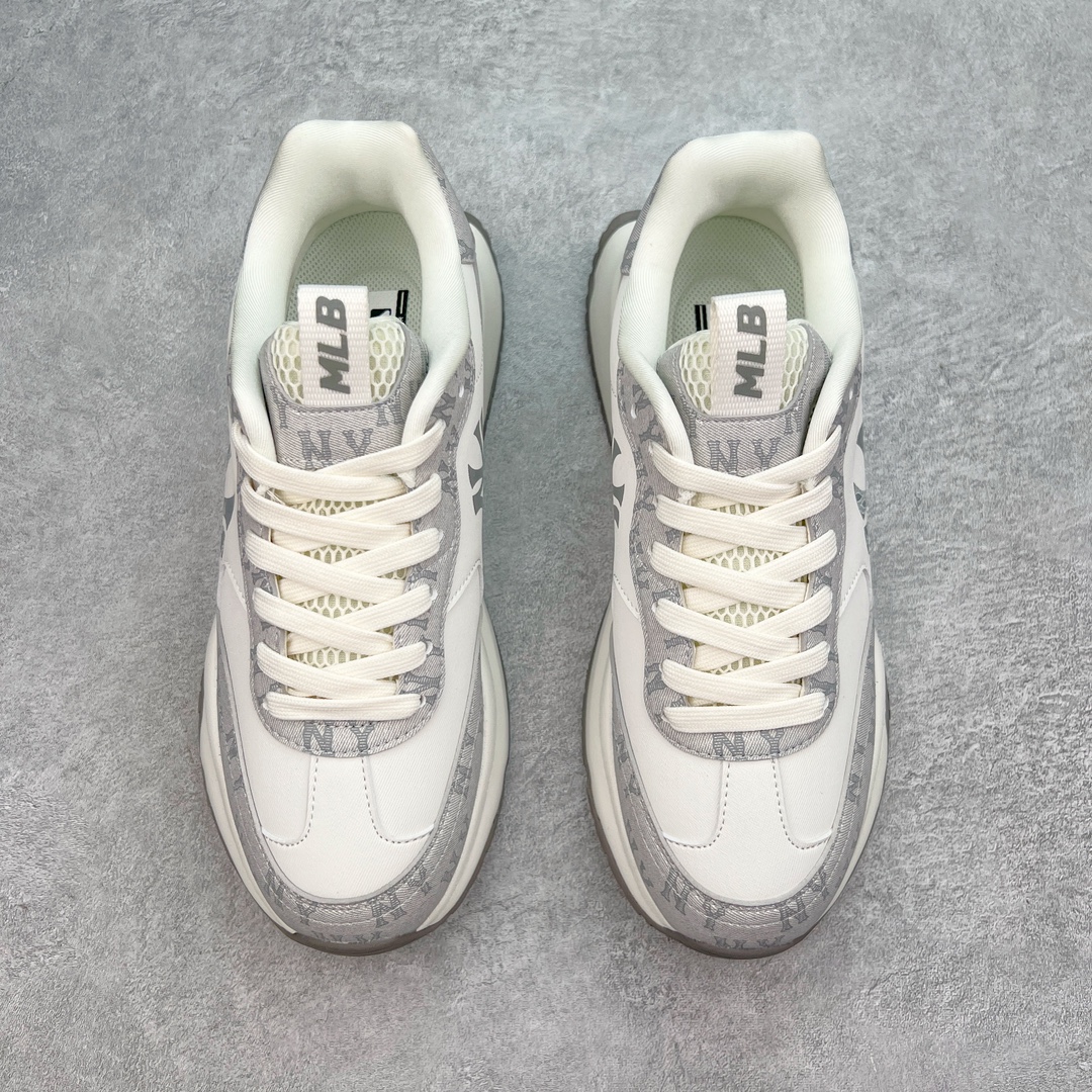 图片[2]-＃PB过验版 MLB Chunky Runner 2024S 复古印花老爹鞋系列低帮轻量增高厚底百搭休闲运动慢跑鞋 Korea韩国联名NY美国榄球纽约洋基队限定 目前可过轻松秒过各类鉴定 能操作的私聊 韩国代购专供 左脚内置NFC感应 区别市面贴纸假芯片 MLB专用菱形双针中底布 重点细节中底布带注胶孔 原厂NFC感应吊牌 支持鉴定 一个两位数 原盒原标 全套原楦原纸板原厂数据开发 中韩文保养标贴 绿色防霉片 平台代购专供 独家一比一RB+MD组合大底 高频后跟小人Logo精准对位立体饱满 正确网布加超迁鞋面 转印中底走线紧密 转印Logo工艺表层防刮不掉色 尺码：35 36 36.5 37.5 38 38.5 39 40 40.5 41 42 42.5 43 44 44.5 45-选品中心