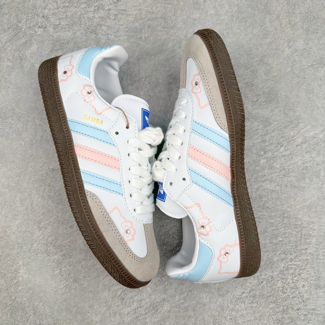 图片[3]-AD Original Samba OG 复古经典轻便板鞋 IG0024 这款桑巴鞋展示了高质量的工艺 带有装饰的超锁缝制和无缝的手感 柔软、柔软的皮革造型和标志性的3条纹完成了精致的外观 正规合身鞋带 鞋面上有绒面鞋垫 橡胶鞋底 享受正畸套筒软感 自50年代首次亮相以来就一直在赢得粉丝的青睐 尺码：36 36.5 37.5 38 38.5 39 40 40.5 41 42 42.5 43 44 44.5 45-选品中心