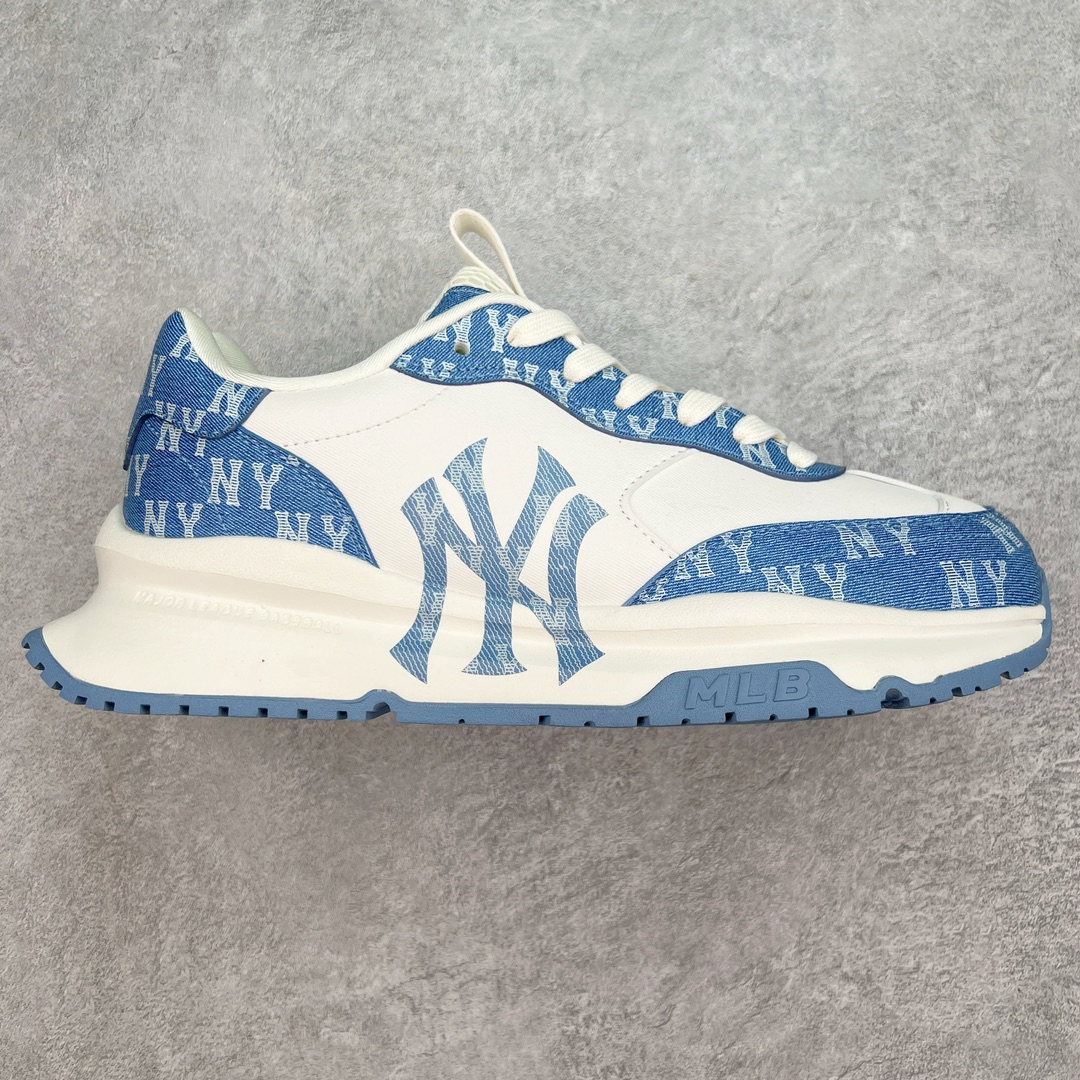 图片[6]-＃PB过验版 MLB Chunky Runner 2024S 复古印花老爹鞋系列低帮轻量增高厚底百搭休闲运动慢跑鞋 Korea韩国联名NY美国榄球纽约洋基队限定 目前可过轻松秒过各类鉴定 能操作的私聊 韩国代购专供 左脚内置NFC感应 区别市面贴纸假芯片 MLB专用菱形双针中底布 重点细节中底布带注胶孔 原厂NFC感应吊牌 支持鉴定 一个两位数 原盒原标 全套原楦原纸板原厂数据开发 中韩文保养标贴 绿色防霉片 平台代购专供 独家一比一RB+MD组合大底 高频后跟小人Logo精准对位立体饱满 正确网布加超迁鞋面 转印中底走线紧密 转印Logo工艺表层防刮不掉色 尺码：35 36 36.5 37.5 38 38.5 39 40 40.5 41 42 42.5 43 44 44.5 45-选品中心