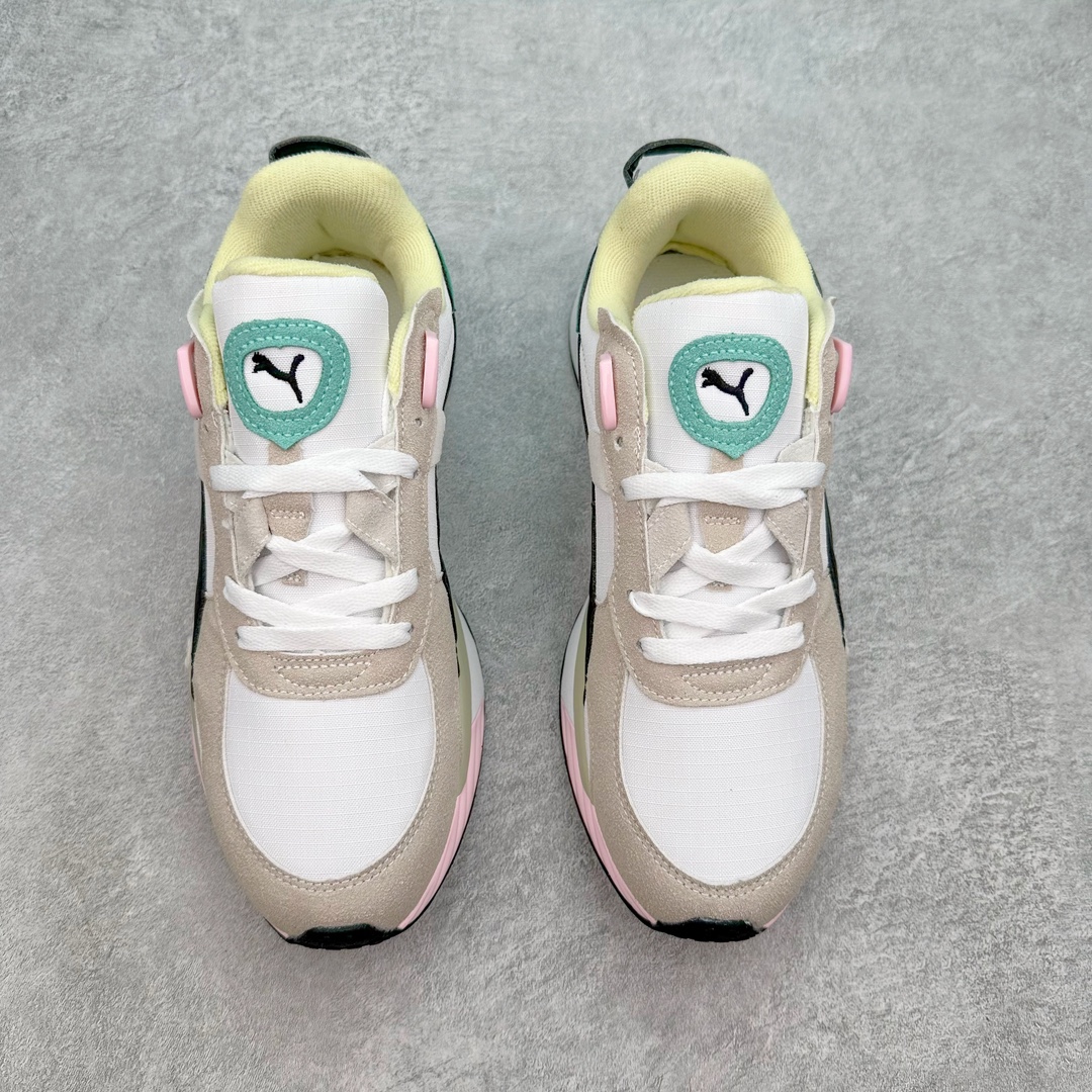 图片[2]-PUMA Wild Rider Rollin Vintage Wild Rider MEX 彪马防滑耐磨低帮综合训练鞋 PUMA Wild Rider 的设计灵感来自PUMA Rider，在经典的设计蓝本之上，PUMA为它注入了全新的时代气息，并且运用了结构设计理念。PUMA标志性的浓烈色彩搭配加上新型材料的运用，打造出复古与未来风格的完美平衡，爆发潮酷无限活力。作为一款复古跑鞋，在穿着的舒适度方面PUMA Wild Rider自然表现出色，Riderfoam技术的加入令PUMA Wild Rider的舒适性大大提升。在鞋面材质的选择上，PUMA选用了皮革材质以保留PUMA Wild Rider的复古风格，多种不同的皮革材质，营造出PUMA Wild Rider特殊的层次感，后跟提带增强了穿脱的便捷性。而加厚加宽设计的中底，则赋予了PUMA Wild Rider更高层次的未来气息。尺码：36 36.5 37.5 38 38.5 39 40 40.5 41 42 42.5 43 44 44.5 45-选品中心