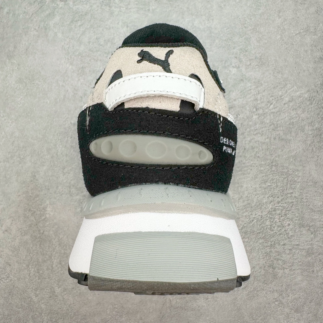 图片[8]-PUMA Wild Rider Rollin Vintage Wild Rider MEX 彪马防滑耐磨低帮综合训练鞋 PUMA Wild Rider 的设计灵感来自PUMA Rider，在经典的设计蓝本之上，PUMA为它注入了全新的时代气息，并且运用了结构设计理念。PUMA标志性的浓烈色彩搭配加上新型材料的运用，打造出复古与未来风格的完美平衡，爆发潮酷无限活力。作为一款复古跑鞋，在穿着的舒适度方面PUMA Wild Rider自然表现出色，Riderfoam技术的加入令PUMA Wild Rider的舒适性大大提升。在鞋面材质的选择上，PUMA选用了皮革材质以保留PUMA Wild Rider的复古风格，多种不同的皮革材质，营造出PUMA Wild Rider特殊的层次感，后跟提带增强了穿脱的便捷性。而加厚加宽设计的中底，则赋予了PUMA Wild Rider更高层次的未来气息。尺码：36 36.5 37.5 38 38.5 39 40 40.5 41 42 42.5 43 44 44.5 45-选品中心