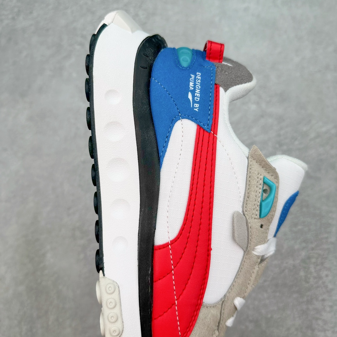 图片[6]-PUMA Wild Rider Rollin Vintage Wild Rider MEX 彪马防滑耐磨低帮综合训练鞋 PUMA Wild Rider 的设计灵感来自PUMA Rider，在经典的设计蓝本之上，PUMA为它注入了全新的时代气息，并且运用了结构设计理念。PUMA标志性的浓烈色彩搭配加上新型材料的运用，打造出复古与未来风格的完美平衡，爆发潮酷无限活力。作为一款复古跑鞋，在穿着的舒适度方面PUMA Wild Rider自然表现出色，Riderfoam技术的加入令PUMA Wild Rider的舒适性大大提升。在鞋面材质的选择上，PUMA选用了皮革材质以保留PUMA Wild Rider的复古风格，多种不同的皮革材质，营造出PUMA Wild Rider特殊的层次感，后跟提带增强了穿脱的便捷性。而加厚加宽设计的中底，则赋予了PUMA Wild Rider更高层次的未来气息。尺码：36 36.5 37.5 38 38.5 39 40 40.5 41 42 42.5 43 44 44.5 45-选品中心