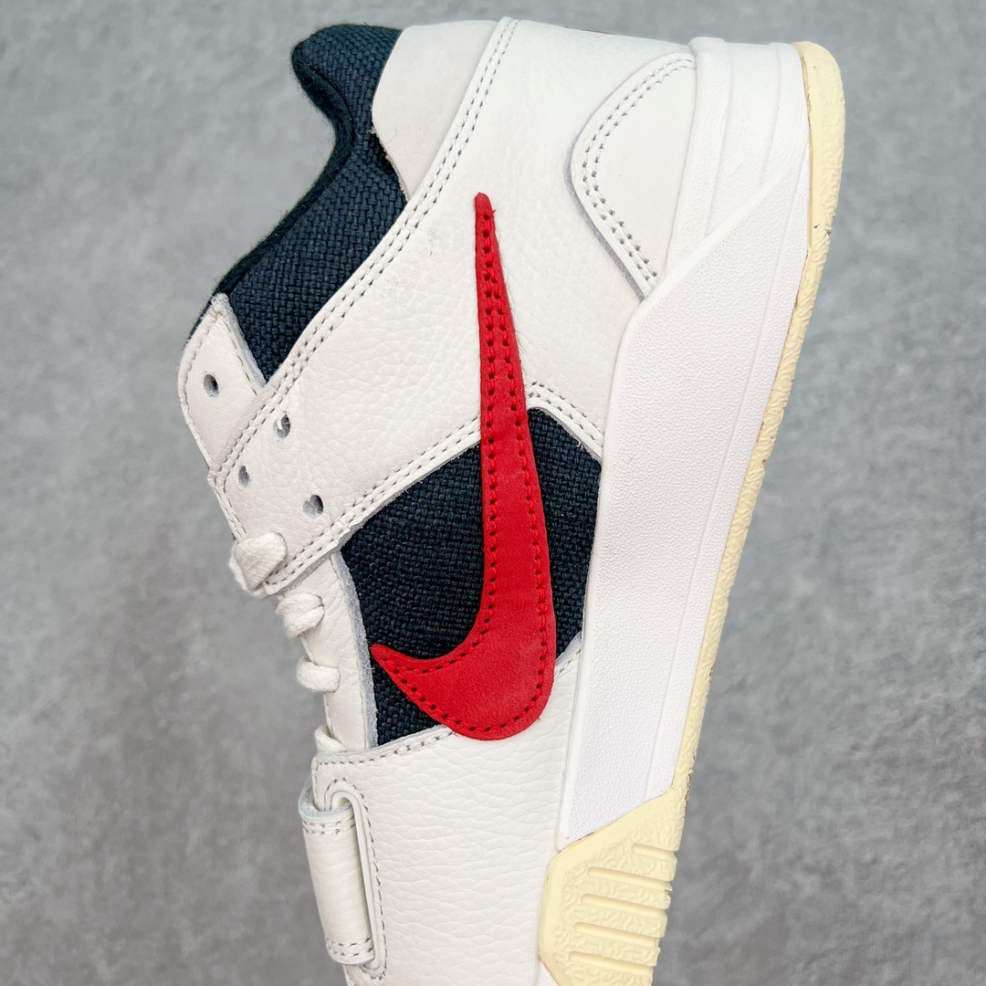 图片[7]-＃Y3纯原 Travis Scott x Jordan AJ Cut The Check TS倒钩联名魔术贴篮球鞋 白黑红 FZ8117-101 注意默认配原盒盒子配套布袋不用加钱 退货丢失扣30元 原厂全套原楦原纸板冲刀磨具开发 原厂皮料加持 原厂港宝加持定型后跟R度完美 同源原厂电绣 鬼脸飞翼针数密度立体效果一致 百分百一致原鞋 原厂拉帮工艺 针距密度一致 后跟弧度收口自然不对折 极致一眼正品既视感 进口玻璃冲刀皮料裁剪零毛边 全鞋电脑针车工艺 品控清洁度最高QC检验标准 免检产品 原厂订购鞋盒、布袋、鞋标、防尘纸、鞋撑、鞋带 追求极致的原厂味道 配色方面采用白色为基础 搭配棕色框架呈现 完美还原了初代倒钩的配色设计 细节方面 标志性的反钩Swoosh采用米色点缀 鞋面还带有特殊的魔术贴细节 此外在鞋舌、后跟部分均带有Cactus Jack厂牌Logo 彰显鞋款特殊身份 尺码：36 36.5 37.5 38 38.5 39 40 40.5 41 42 42.5 43 44 44.5 45 46 47.5 48.5-选品中心