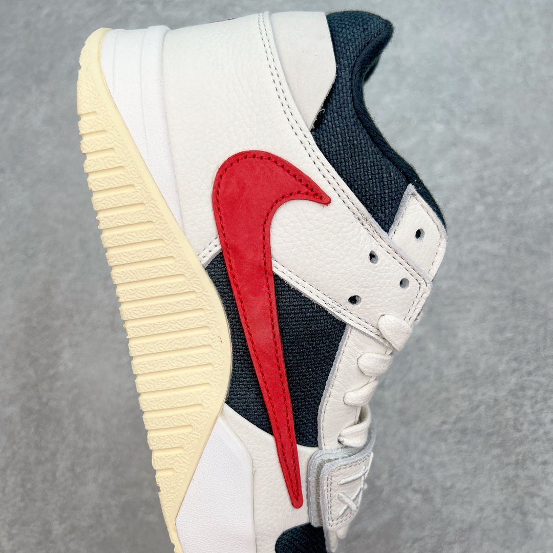 图片[6]-＃Y3纯原 Travis Scott x Jordan AJ Cut The Check TS倒钩联名魔术贴篮球鞋 白黑红 FZ8117-101 注意默认配原盒盒子配套布袋不用加钱 退货丢失扣30元 原厂全套原楦原纸板冲刀磨具开发 原厂皮料加持 原厂港宝加持定型后跟R度完美 同源原厂电绣 鬼脸飞翼针数密度立体效果一致 百分百一致原鞋 原厂拉帮工艺 针距密度一致 后跟弧度收口自然不对折 极致一眼正品既视感 进口玻璃冲刀皮料裁剪零毛边 全鞋电脑针车工艺 品控清洁度最高QC检验标准 免检产品 原厂订购鞋盒、布袋、鞋标、防尘纸、鞋撑、鞋带 追求极致的原厂味道 配色方面采用白色为基础 搭配棕色框架呈现 完美还原了初代倒钩的配色设计 细节方面 标志性的反钩Swoosh采用米色点缀 鞋面还带有特殊的魔术贴细节 此外在鞋舌、后跟部分均带有Cactus Jack厂牌Logo 彰显鞋款特殊身份 尺码：36 36.5 37.5 38 38.5 39 40 40.5 41 42 42.5 43 44 44.5 45 46 47.5 48.5-选品中心