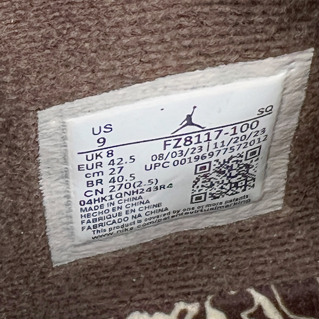 图片[16]-＃Y3纯原 Travis Scott x Jordan AJ Cut The Check TS倒钩联名魔术贴篮球鞋 军绿白 FZ8117-100 注意默认配原盒盒子配套布袋不用加钱 退货丢失扣30元 原厂全套原楦原纸板冲刀磨具开发 原厂皮料加持 原厂港宝加持定型后跟R度完美 同源原厂电绣 鬼脸飞翼针数密度立体效果一致 百分百一致原鞋 原厂拉帮工艺 针距密度一致 后跟弧度收口自然不对折 极致一眼正品既视感 进口玻璃冲刀皮料裁剪零毛边 全鞋电脑针车工艺 品控清洁度最高QC检验标准 免检产品 原厂订购鞋盒、布袋、鞋标、防尘纸、鞋撑、鞋带 追求极致的原厂味道 配色方面采用白色为基础 搭配棕色框架呈现 完美还原了初代倒钩的配色设计 细节方面 标志性的反钩Swoosh采用米色点缀 鞋面还带有特殊的魔术贴细节 此外在鞋舌、后跟部分均带有Cactus Jack厂牌Logo 彰显鞋款特殊身份 尺码：36 36.5 37.5 38 38.5 39 40 40.5 41 42 42.5 43 44 44.5 45 46 47.5 48.5-选品中心