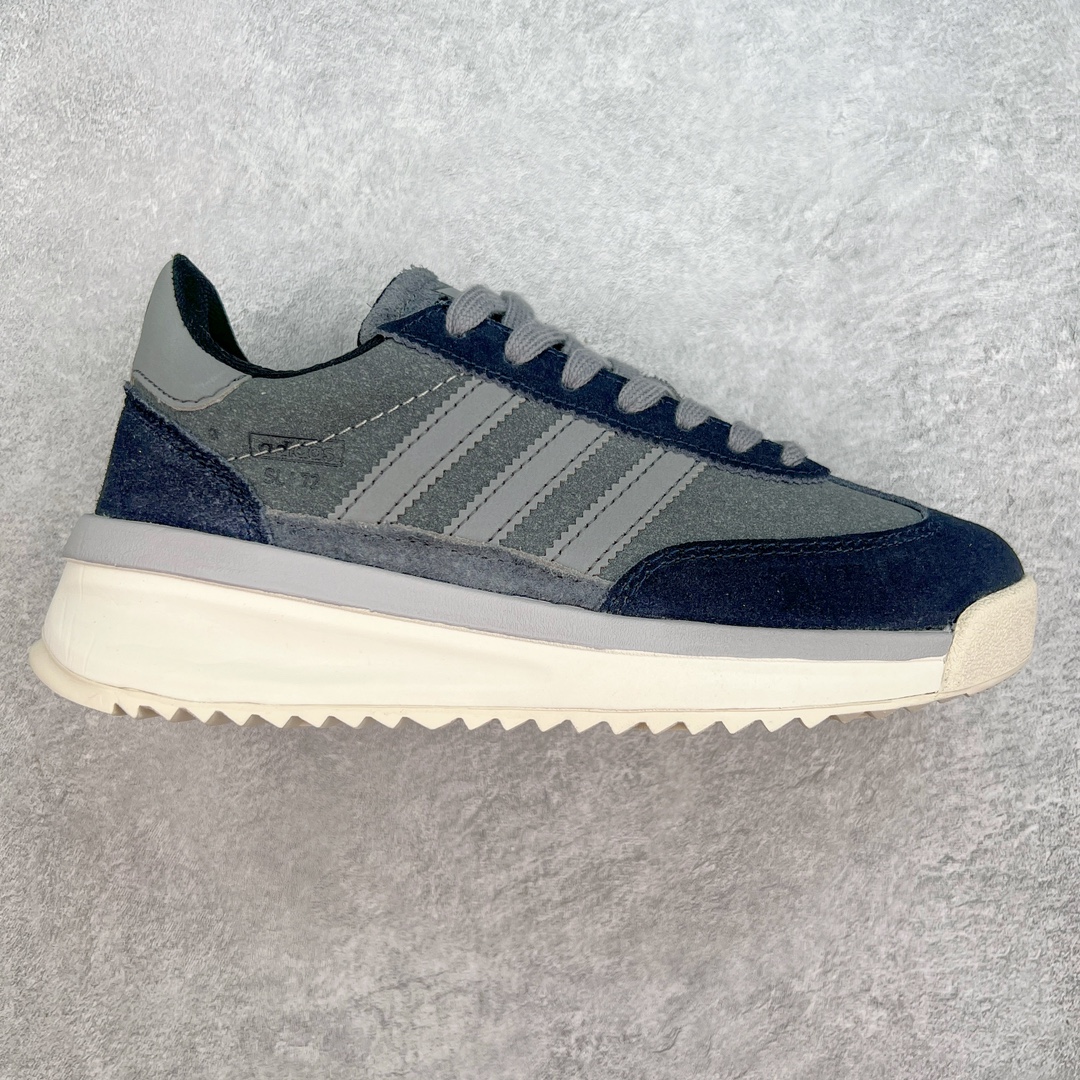 AD SL72 RS系列德训足球风百搭低帮休闲运动板鞋 IH5633 阿迪达斯Originals推出复古「T头鞋」造型的SL72鞋款复刻，有男女两款可选。男生款为SL72RS，鞋型挺立饱满，鞋底增加高度，采用麂皮与布面制作，符合复古氛围；女生款为SL72OGW，致敬经典款式，鞋身纤细，还原70年代设计，以绿色呈现，点缀金色细节。多款配色可选。「T 头鞋」这两年有多火大家见到了吧？明星、穿搭博主几乎人手一双，凭借复古味的外观，以及亲民的价格，同样成为了不少球鞋玩家日常上脚首选。近日 adidas Originals 将有「T 头鞋」造型的诞生于 1972 年的 SL72 鞋款复刻带回，各位买鞋又有新选择了。1972 年 SL72 问世后，引领了后来阿迪达斯的跑鞋发展方向，其中「SL」代表了 Super Light，彰显了产品轻便的特性。1972 年 SL72 问世后，引领了后来阿迪达斯的跑鞋发展方向，其中「SL」代表了 Super Light，彰显了产品轻便的特性。这次 adidas Originals 延续其轻质经典的基因，带来男女两款 SL72。男生款带来 SL72 RS 鞋型，RS 意为 Reshaped（重塑），鞋款在保留了经典的外观基础上，在尼龙材质里增加了填充物，使鞋型更加挺立和饱满，鞋头则更加圆润，鞋底的 EVA 材质则增加了鞋款的高度。女生款则带来 SL72 OG W 鞋型，OG 顾名思义则是致敬经典款式，相较于 RS（Reshaped）鞋款，鞋身更加纤细，其整体鞋身轮廓、线条、细节、材质上尊崇 70 年代 SL72 的设计，还原经典味道。尺码：36 36⅔ 37⅓ 38 38⅔ 39⅓ 40 40⅔ 41⅓ 42 42⅔ 43⅓ 44 44⅔ 45-选品中心