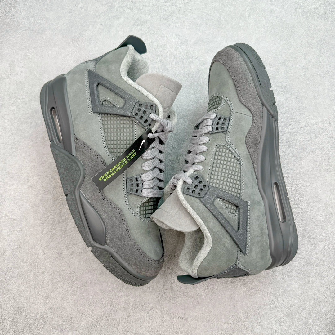 图片[3]-＃GX Air Jordan AJ4 SE “Paris Olympics” 巴黎奥运会 FQ7928-001 圈内最强四代 独家外贸特供尺码含 45.5 49.5 50.5 耗时半年巨作 全套原纸板楦头开发 原厂特供皮料加持 确保原汁原味 完美呈现四代版型 一比一鞋头弧度高度鞋身弧度 数据细节工艺流程均保持原鞋一致 原厂TPU网格鞋带扣 正确内里网布 菱角分明不变形无多余毛边 柔软性质感一致于原鞋 市场唯一原厂鞋扣模具 背面可见隐藏注塑口 原厂织唛标 原厂飞人电绣工艺 尾指中部跳三针 独家绑鞋带手法 印刷中底布 四线拉帮 米色美纹纸贴合固定 进口港宝加持 后跟自然饱满 全鞋荧光划线卡点 追求极致完美 每一双都是工艺品 多重QC质检 超越公司货的品控标准 实实在在的免检产品 尺码：40 40.5 41 42 42.5 43 44 44.5 45 45.5 46 47.5 48.5 49.5 50.5-选品中心