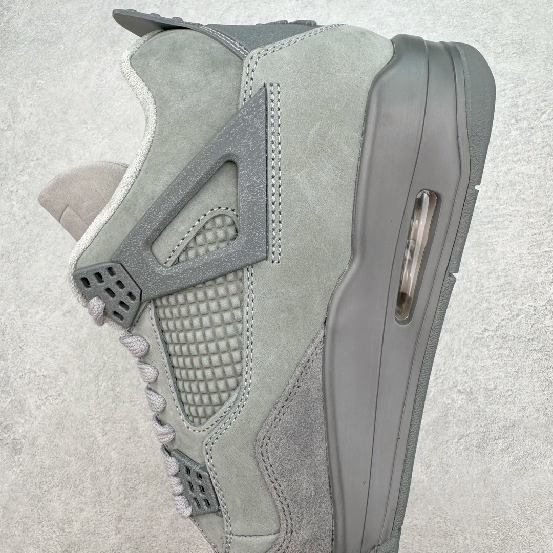 图片[7]-＃GX Air Jordan AJ4 SE “Paris Olympics” 巴黎奥运会 FQ7928-001 圈内最强四代 独家外贸特供尺码含 45.5 49.5 50.5 耗时半年巨作 全套原纸板楦头开发 原厂特供皮料加持 确保原汁原味 完美呈现四代版型 一比一鞋头弧度高度鞋身弧度 数据细节工艺流程均保持原鞋一致 原厂TPU网格鞋带扣 正确内里网布 菱角分明不变形无多余毛边 柔软性质感一致于原鞋 市场唯一原厂鞋扣模具 背面可见隐藏注塑口 原厂织唛标 原厂飞人电绣工艺 尾指中部跳三针 独家绑鞋带手法 印刷中底布 四线拉帮 米色美纹纸贴合固定 进口港宝加持 后跟自然饱满 全鞋荧光划线卡点 追求极致完美 每一双都是工艺品 多重QC质检 超越公司货的品控标准 实实在在的免检产品 尺码：40 40.5 41 42 42.5 43 44 44.5 45 45.5 46 47.5 48.5 49.5 50.5-选品中心