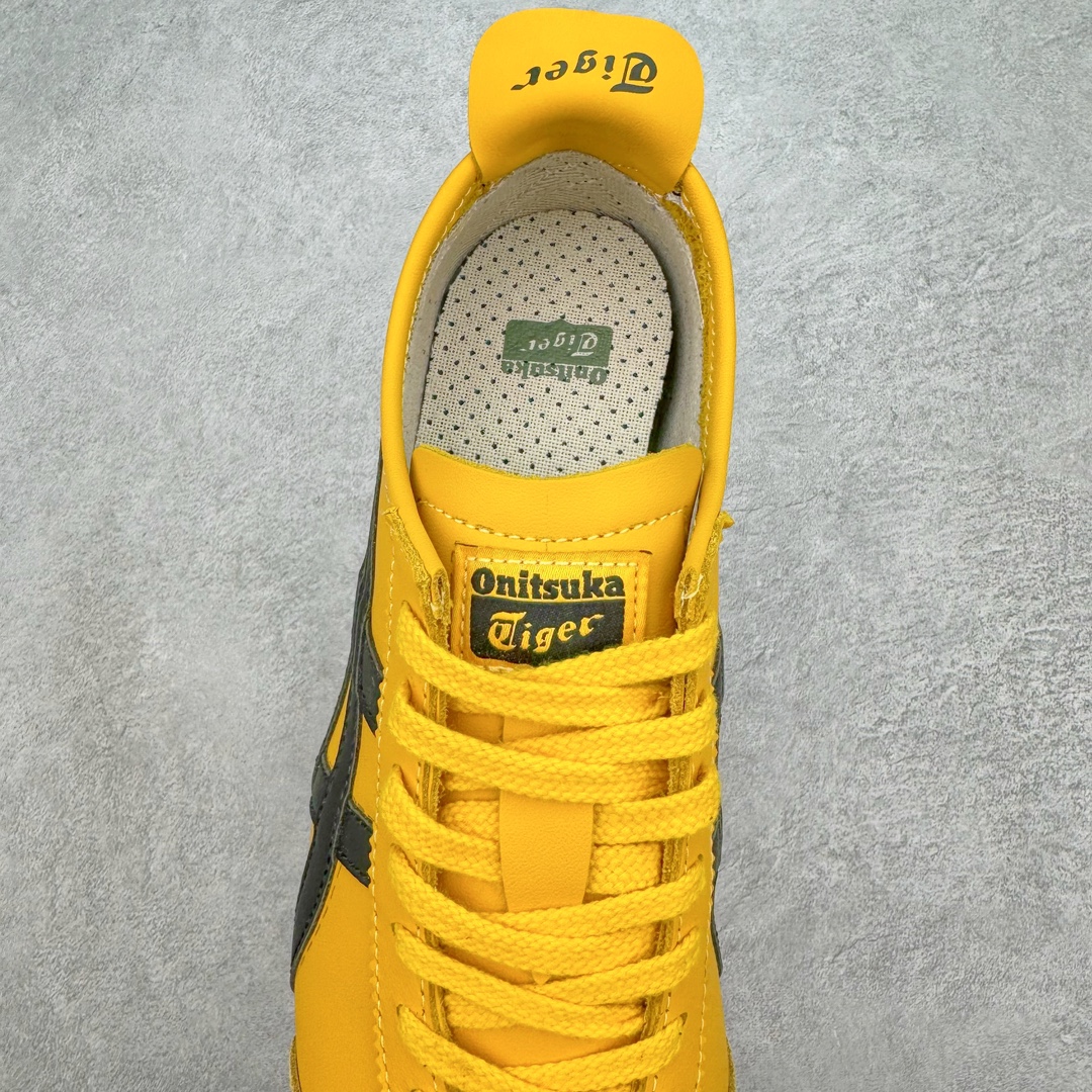 图片[5]-＃MOK Asics Onitsuka Tiger MEXICO 66 亚瑟士鬼冢虎复古经典板鞋 市场最强版本 每个配色均购入原鞋校对 真正原厂头层牛皮 如假包赔 纹路、色泽、皮心颜色 质感百分百还原 海外订单工厂出品 超成熟稳定的做工品控 原装全套纸板楦头开发 原汁原味 完美呈现版型 私模正确鞋底咬花纹路 一比一鞋头弧度高度鞋身弧度 绝不口嗨 细节品控鞋型随意秒杀市面 原档咬花纹路私模大底 一个单元有六个三角形 总体形拼接呈现花瓣状 官方四联吊牌 原装Ortholite轻量化鞋垫 原盒原配 质保卡 说明书 钢印防尘纸 纸板中底带钢印 乳胶组合鞋垫 支持全方位的对比专柜 产品从款式颜色造型上体现出追求舒适和细节的完美 鞋类更是推崇手工制作的严谨与完美 融舒适性与可穿性的设计风格 注重细节的完美和别致魅力 既保持稳重 又不失轻松的时尚感 尺码：35 36 37 37.5 38 39 39.5 40 40.5 41.5 42 42.5 43.5 44 45 46-选品中心