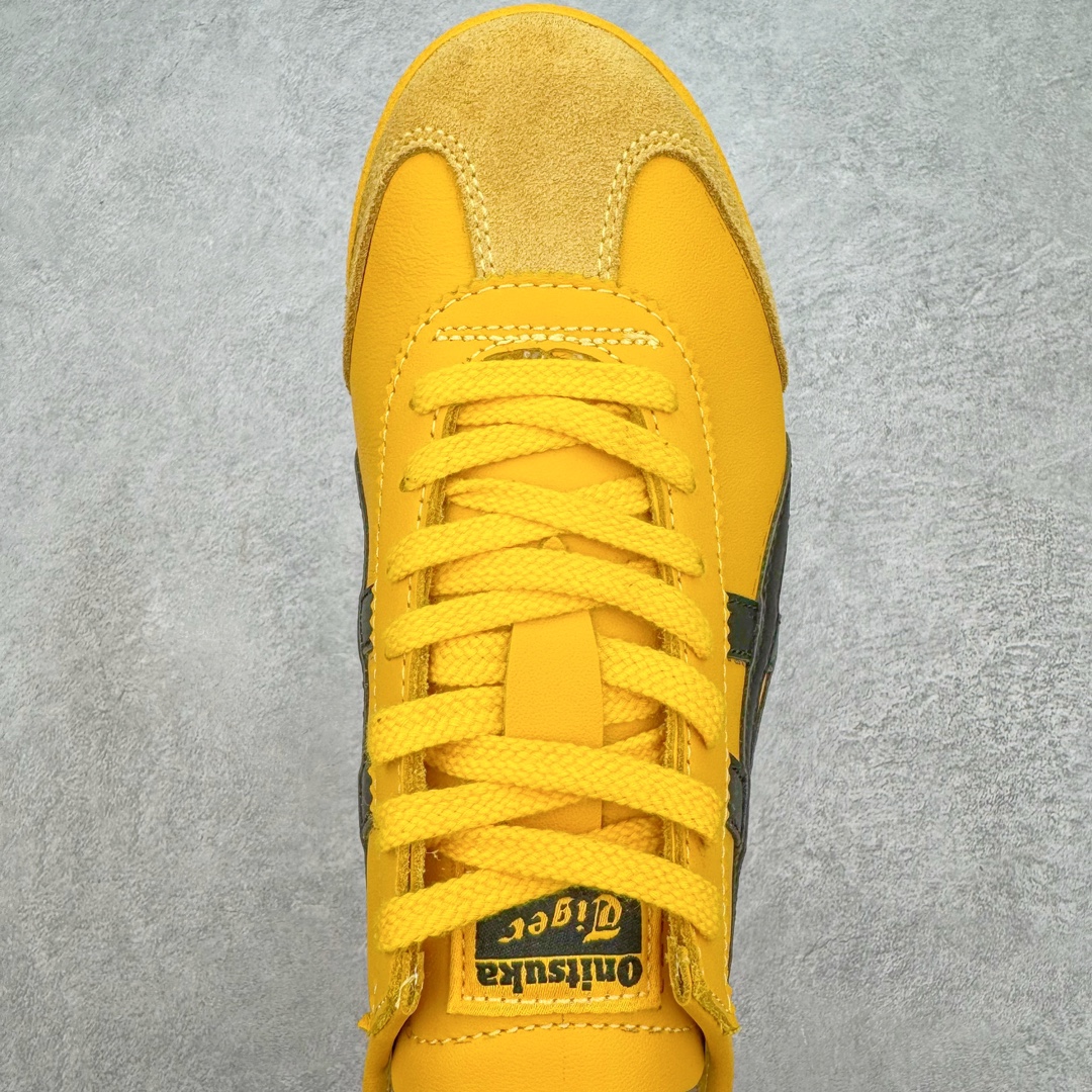 图片[4]-＃MOK Asics Onitsuka Tiger MEXICO 66 亚瑟士鬼冢虎复古经典板鞋 市场最强版本 每个配色均购入原鞋校对 真正原厂头层牛皮 如假包赔 纹路、色泽、皮心颜色 质感百分百还原 海外订单工厂出品 超成熟稳定的做工品控 原装全套纸板楦头开发 原汁原味 完美呈现版型 私模正确鞋底咬花纹路 一比一鞋头弧度高度鞋身弧度 绝不口嗨 细节品控鞋型随意秒杀市面 原档咬花纹路私模大底 一个单元有六个三角形 总体形拼接呈现花瓣状 官方四联吊牌 原装Ortholite轻量化鞋垫 原盒原配 质保卡 说明书 钢印防尘纸 纸板中底带钢印 乳胶组合鞋垫 支持全方位的对比专柜 产品从款式颜色造型上体现出追求舒适和细节的完美 鞋类更是推崇手工制作的严谨与完美 融舒适性与可穿性的设计风格 注重细节的完美和别致魅力 既保持稳重 又不失轻松的时尚感 尺码：35 36 37 37.5 38 39 39.5 40 40.5 41.5 42 42.5 43.5 44 45 46-选品中心