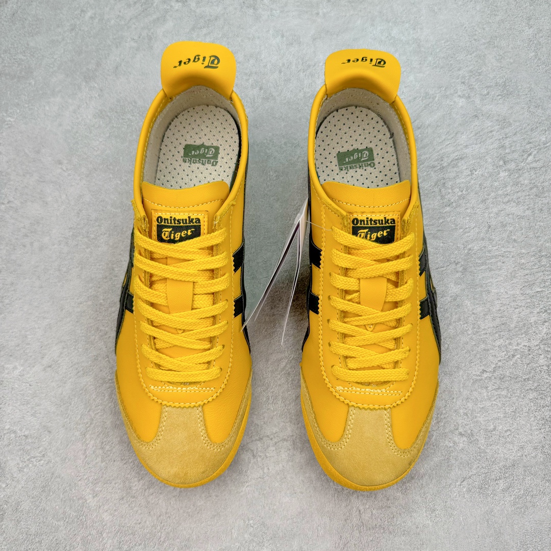 图片[2]-＃MOK Asics Onitsuka Tiger MEXICO 66 亚瑟士鬼冢虎复古经典板鞋 市场最强版本 每个配色均购入原鞋校对 真正原厂头层牛皮 如假包赔 纹路、色泽、皮心颜色 质感百分百还原 海外订单工厂出品 超成熟稳定的做工品控 原装全套纸板楦头开发 原汁原味 完美呈现版型 私模正确鞋底咬花纹路 一比一鞋头弧度高度鞋身弧度 绝不口嗨 细节品控鞋型随意秒杀市面 原档咬花纹路私模大底 一个单元有六个三角形 总体形拼接呈现花瓣状 官方四联吊牌 原装Ortholite轻量化鞋垫 原盒原配 质保卡 说明书 钢印防尘纸 纸板中底带钢印 乳胶组合鞋垫 支持全方位的对比专柜 产品从款式颜色造型上体现出追求舒适和细节的完美 鞋类更是推崇手工制作的严谨与完美 融舒适性与可穿性的设计风格 注重细节的完美和别致魅力 既保持稳重 又不失轻松的时尚感 尺码：35 36 37 37.5 38 39 39.5 40 40.5 41.5 42 42.5 43.5 44 45 46-选品中心