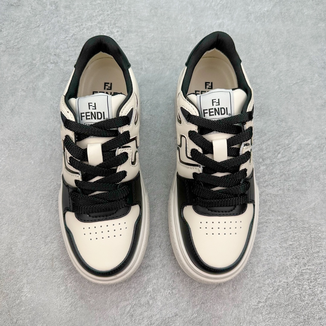 图片[2]-FENDI 芬迪 Match sneaters 低帮运动鞋 Fendi芬迪情侣款休闲鞋 独家定制 #全身20几个细节点全部做到一致还原 吊打市面所有版本 独家原装套装配件官方同源 渠道原装订单 全套专柜包装物及配件#鞋底嵌入核心防伪芯片感应装置 FENDI芬迪match最新爆款情侣款运动鞋板鞋原版购入 高工艺无缝细空胶技术，贴楦误差0.05mm,鞋底采用固特异内外锁死工艺，最大限度弯折永不开胶，原鞋一致效果环保无味 鞋面采用麂皮和皮革拼接组合 logo内里采用毛巾绒里 上脚超级柔软 轻便 舒适搭配卫衣 尺码：35 36 37 38 39 40 41 42 43 44 45 46-选品中心