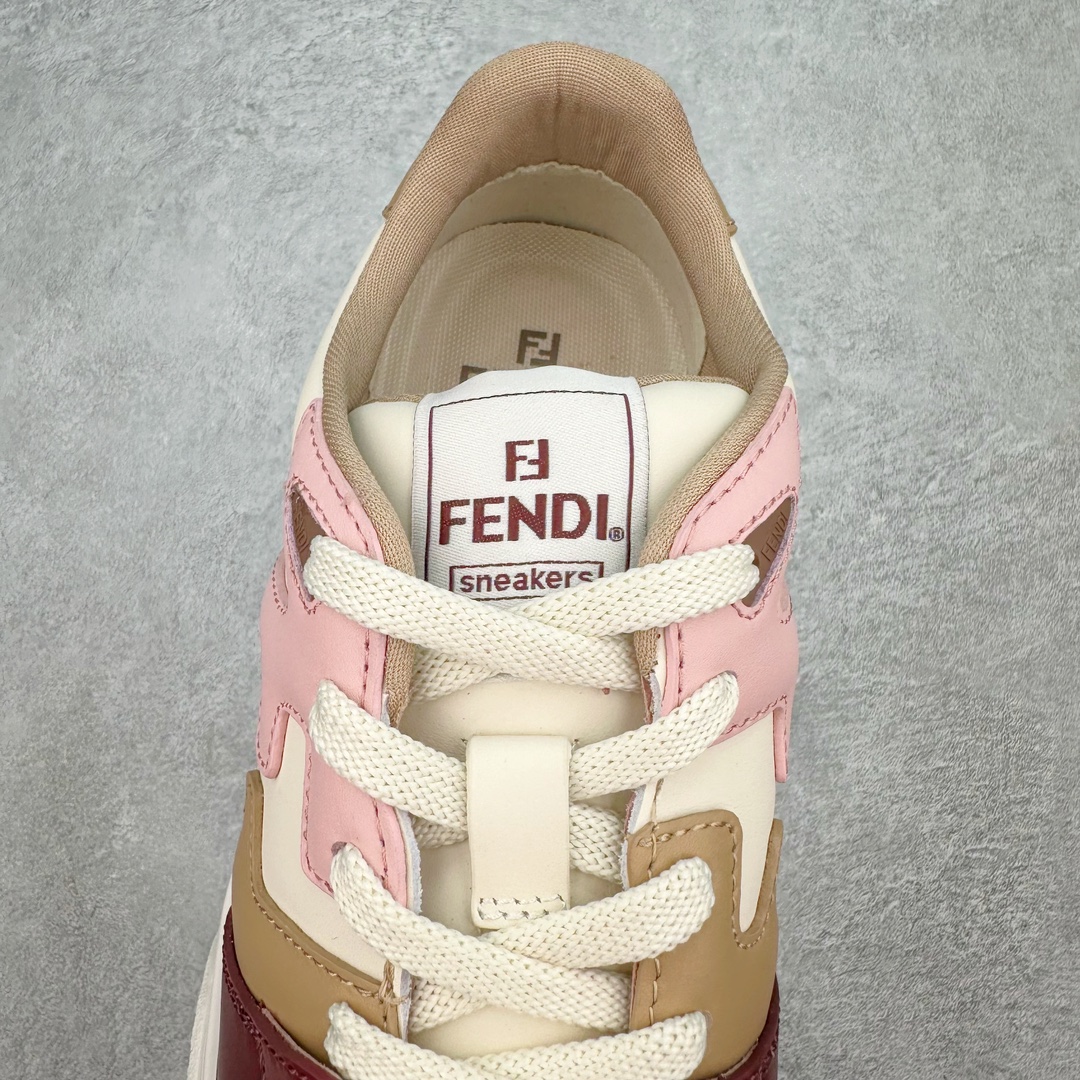 图片[5]-FENDI 芬迪 Match sneaters 低帮运动鞋 Fendi芬迪情侣款休闲鞋 独家定制 #全身20几个细节点全部做到一致还原 吊打市面所有版本 独家原装套装配件官方同源 渠道原装订单 全套专柜包装物及配件#鞋底嵌入核心防伪芯片感应装置 FENDI芬迪match最新爆款情侣款运动鞋板鞋原版购入 高工艺无缝细空胶技术，贴楦误差0.05mm,鞋底采用固特异内外锁死工艺，最大限度弯折永不开胶，原鞋一致效果环保无味 鞋面采用麂皮和皮革拼接组合 logo内里采用毛巾绒里 上脚超级柔软 轻便 舒适搭配卫衣 尺码：35 36 37 38 39 40 41 42 43 44 45 46-选品中心