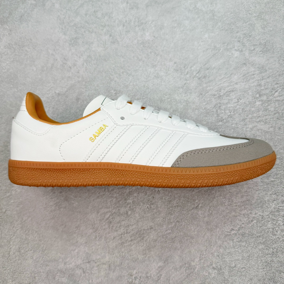 ＃VT福利特价 AD Original Samba OG 复古经典轻便板鞋 白灰 ID2865 口碑大厂出品 品控大底版型不断改良更新 全套原纸板楦头开发 确保原汁原味 完美呈现DUNK版型 一比一鞋头弧度高度鞋身弧度 此版本只针对中端市场 皮料材质有所更替 其他数据细节工艺流程均保持一致 绝不口嗨 细节品控鞋型随意对比 正确烫金高频细节 原装纳米超迁皮料 独家私模橡胶大底 原盒原配 这款桑巴鞋展示了高质量的工艺 带有装饰的超锁缝制和无缝的手感 柔软、柔软的皮革造型和标志性的3条纹完成了精致的外观 正规合身鞋带 鞋面上有绒面鞋垫 橡胶鞋底 享受正畸套筒软感 自50年代首次亮相以来就一直在赢得粉丝的青睐 尺码：35.5 36 36.5 37.5 38 38.5 39 40 40.5 41 42 42.5 43 44 44.5 45 46-选品中心