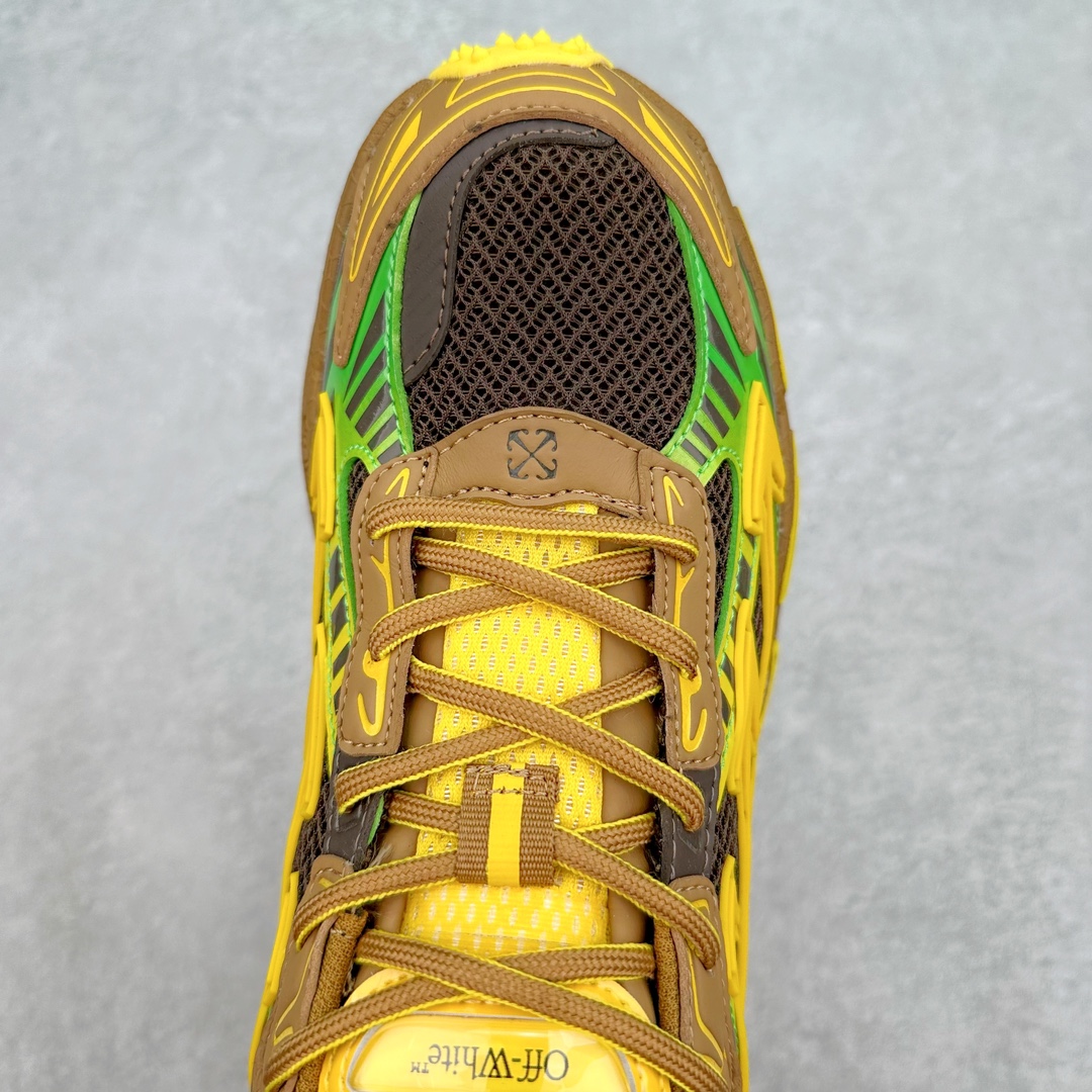 图片[4]-＃KX Off-White 2024年OW最新款跑鞋 #百分百原盒正确版 原楦原纸板数据开发 4层分离大底#鞋面采用3d立体打印和多种材料拼接而成#防滑耐磨透气性轻便跑鞋 作为曾经爆火 并且定位奢潮领域的标志性品牌 Off-White 仍需要不断更新符合当下潮流时尚的复古运动鞋款，以期收获基本盘消费者的关注 此次更新的 Off-White 新款运动鞋将经典复古老爹鞋细节设计更加夸张化 并将标志性箭头设计置于显著位置 除此之外 整个系列的色彩搭配也可谓纷繁多样 总有一款适合你 Off-White最新运动鞋款估计将在未来几个月登陆品牌专柜 喜欢的朋友切莫错过 尺码：36 37 38 39 40 41 42 43 44 45 46 47-选品中心