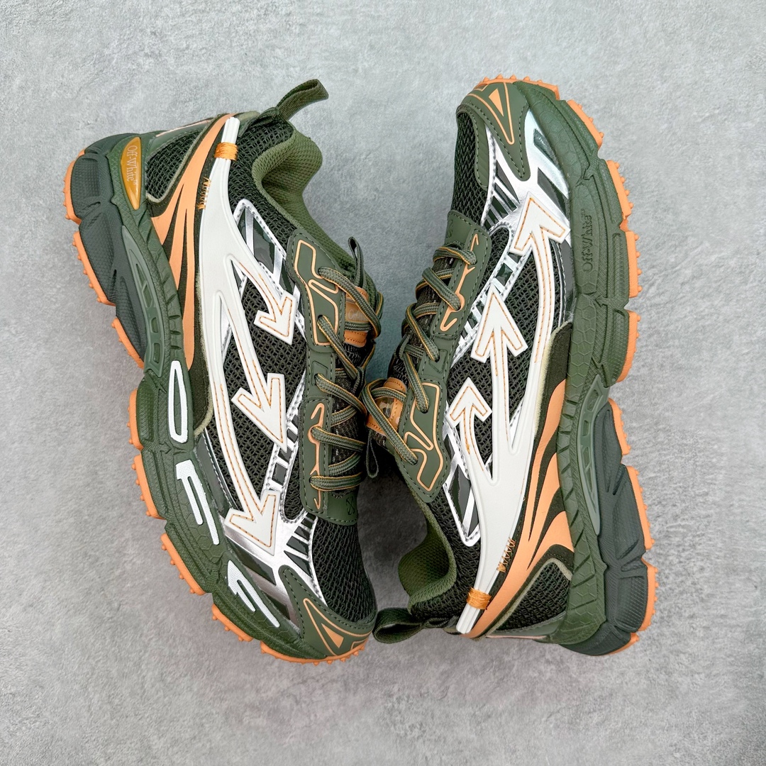 图片[3]-＃KX Off-White 2024年OW最新款跑鞋 #百分百原盒正确版 原楦原纸板数据开发 4层分离大底#鞋面采用3d立体打印和多种材料拼接而成#防滑耐磨透气性轻便跑鞋 作为曾经爆火 并且定位奢潮领域的标志性品牌 Off-White 仍需要不断更新符合当下潮流时尚的复古运动鞋款，以期收获基本盘消费者的关注 此次更新的 Off-White 新款运动鞋将经典复古老爹鞋细节设计更加夸张化 并将标志性箭头设计置于显著位置 除此之外 整个系列的色彩搭配也可谓纷繁多样 总有一款适合你 Off-White最新运动鞋款估计将在未来几个月登陆品牌专柜 喜欢的朋友切莫错过 尺码：36 37 38 39 40 41 42 43 44 45 46 47-选品中心