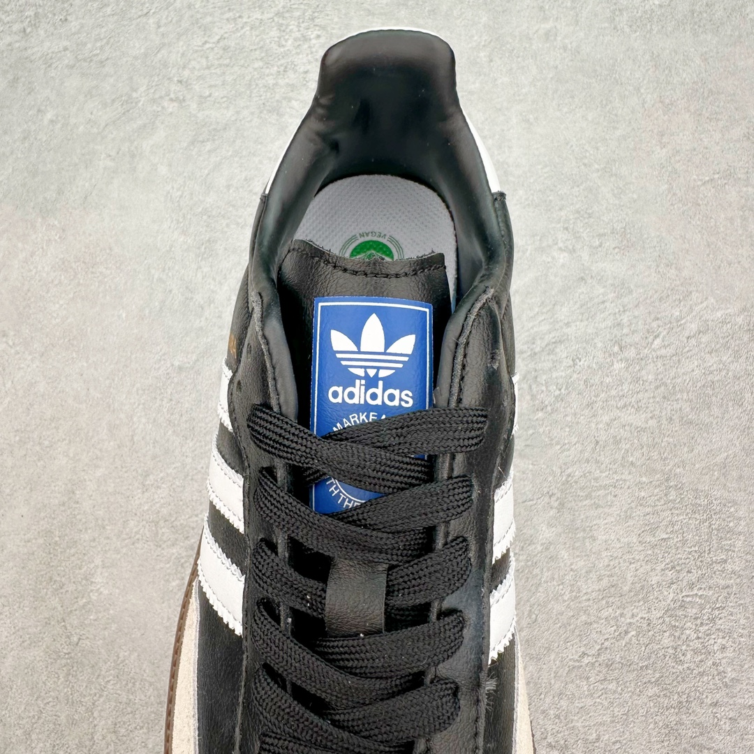 图片[5]-＃福利特价 AD Original Samba OG 复古经典轻便板鞋 这款桑巴鞋展示了高质量的工艺 带有装饰的超锁缝制和无缝的手感 柔软、柔软的皮革造型和标志性的3条纹完成了精致的外观 正规合身鞋带 鞋面上有绒面鞋垫 橡胶鞋底 享受正畸套筒软感 自50年代首次亮相以来就一直在赢得粉丝的青睐 尺码：36 36.5 37 38 38.5 39 40 40.5 41 42 42.5 43 44 44.5 45-选品中心