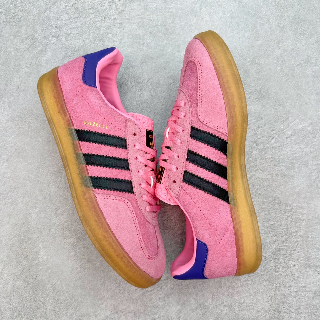 图片[3]-＃福利特价 AD Gazelle Indoor Trainers 羚羊内训系列低帮复古百搭休闲运动德训风板鞋 90年代经典的复刻版 自60年代以足球训练鞋面世以来 Gazelle就以其经典设计席卷全球 1991年版本的复刻 再造经典Gazelle 采用皮革打造 搭配浊色细节 让这款经典更加简约 尺码：35⅓ 36 36⅔ 37⅓ 38 38⅔ 39⅓ 40 40⅔ 41⅓ 42 42⅔ 43⅓ 44 45-选品中心