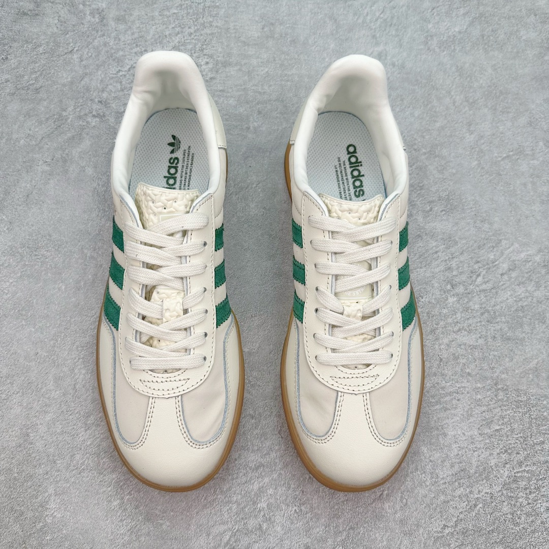 图片[2]-＃福利特价 AD Gazelle Indoor Trainers 羚羊内训系列低帮复古百搭休闲运动德训风板鞋 90年代经典的复刻版 自60年代以足球训练鞋面世以来 Gazelle就以其经典设计席卷全球 1991年版本的复刻 再造经典Gazelle 采用皮革打造 搭配浊色细节 让这款经典更加简约 尺码：35⅓ 36 36⅔ 37⅓ 38 38⅔ 39⅓ 40 40⅔ 41⅓ 42 42⅔ 43⅓ 44 45-选品中心