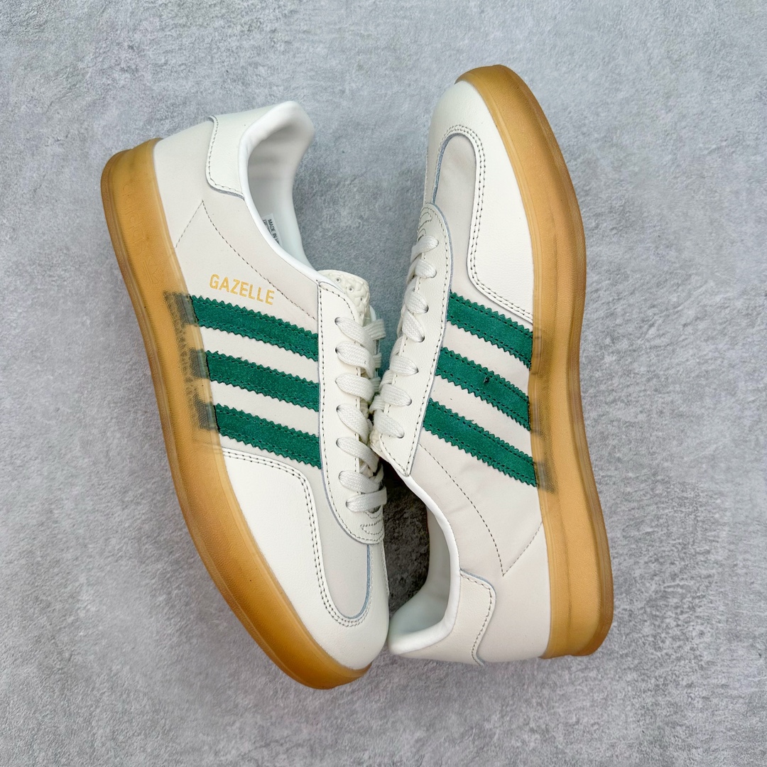 图片[3]-＃福利特价 AD Gazelle Indoor Trainers 羚羊内训系列低帮复古百搭休闲运动德训风板鞋 90年代经典的复刻版 自60年代以足球训练鞋面世以来 Gazelle就以其经典设计席卷全球 1991年版本的复刻 再造经典Gazelle 采用皮革打造 搭配浊色细节 让这款经典更加简约 尺码：35⅓ 36 36⅔ 37⅓ 38 38⅔ 39⅓ 40 40⅔ 41⅓ 42 42⅔ 43⅓ 44 45-选品中心