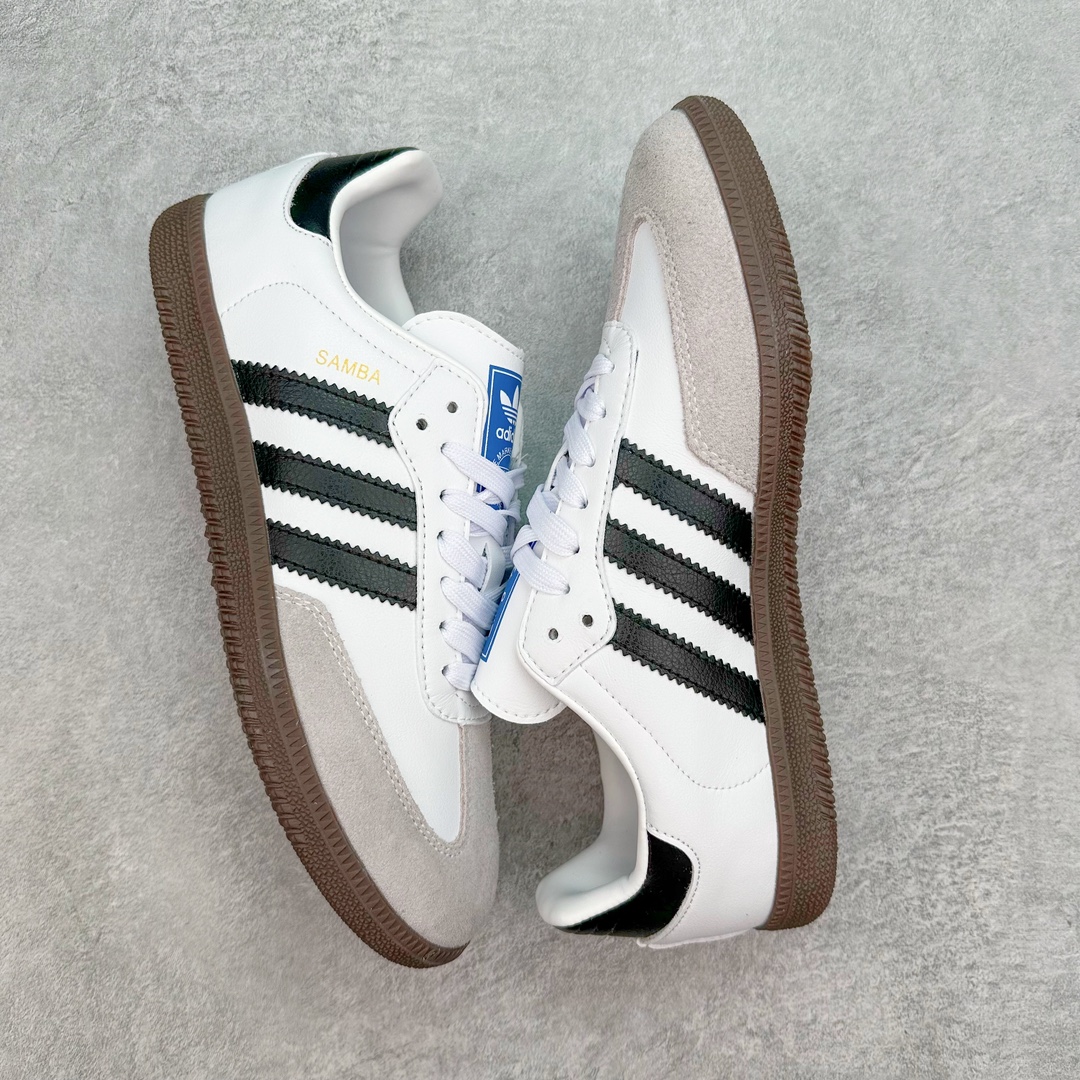 图片[3]-＃福利特价 AD Original Samba OG 复古经典轻便板鞋 ID0493 这款桑巴鞋展示了高质量的工艺 带有装饰的超锁缝制和无缝的手感 柔软、柔软的皮革造型和标志性的3条纹完成了精致的外观 正规合身鞋带 鞋面上有绒面鞋垫 橡胶鞋底 享受正畸套筒软感 自50年代首次亮相以来就一直在赢得粉丝的青睐 尺码：36 36.5 37 38 38.5 39 40 40.5 41 42 42.5 43 44 44.5 45-选品中心