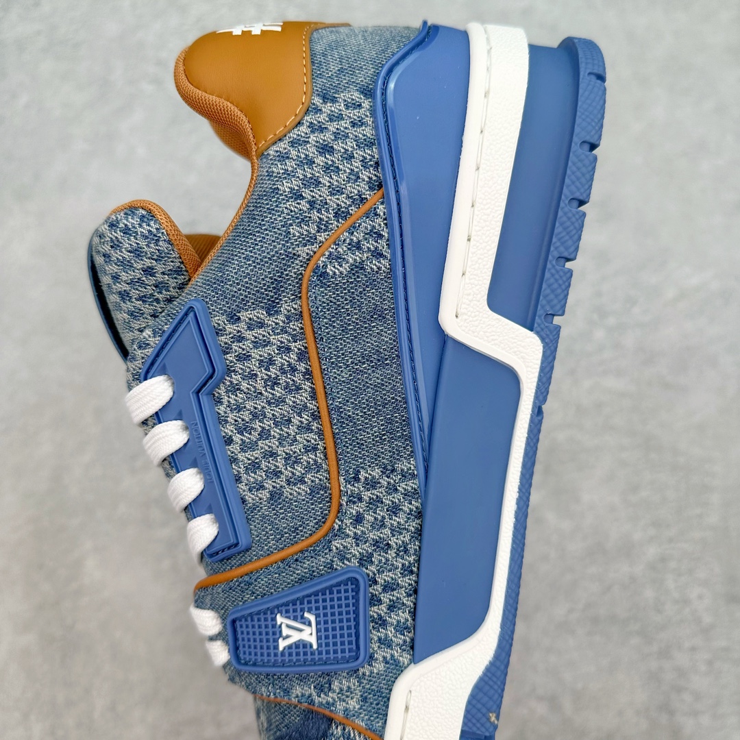 图片[7]-＃ZS纯原 Louis Vuitton Trainer lv时装走秀运动鞋 做旧系列 市场所有版本中综合最强的货品 GD实力大厂出品 全网最全配色更新最快 最成熟的做工稳定的品控 完美鞋型超高的清洁度 零毛边线头瑕疵 全套原楦原纸版原鞋开模 全网最具灵魂的版型 正确原装黄色鞋盒 正确中底印花 鞋面印花3D高频深度立体 全鞋电脑针车 紧密相连 针距密度一致 环保乳胶注塑鞋垫 厚度脚感还原原版 皮面裁剪部位 统一油边封口工艺 原装橡胶大底含胶量大底组合零偏差 专柜全套包装 防尘袋 说明书 质保卡 男女鞋 尺码：35 36 37 38 39 40 41 42 43 44 45-选品中心