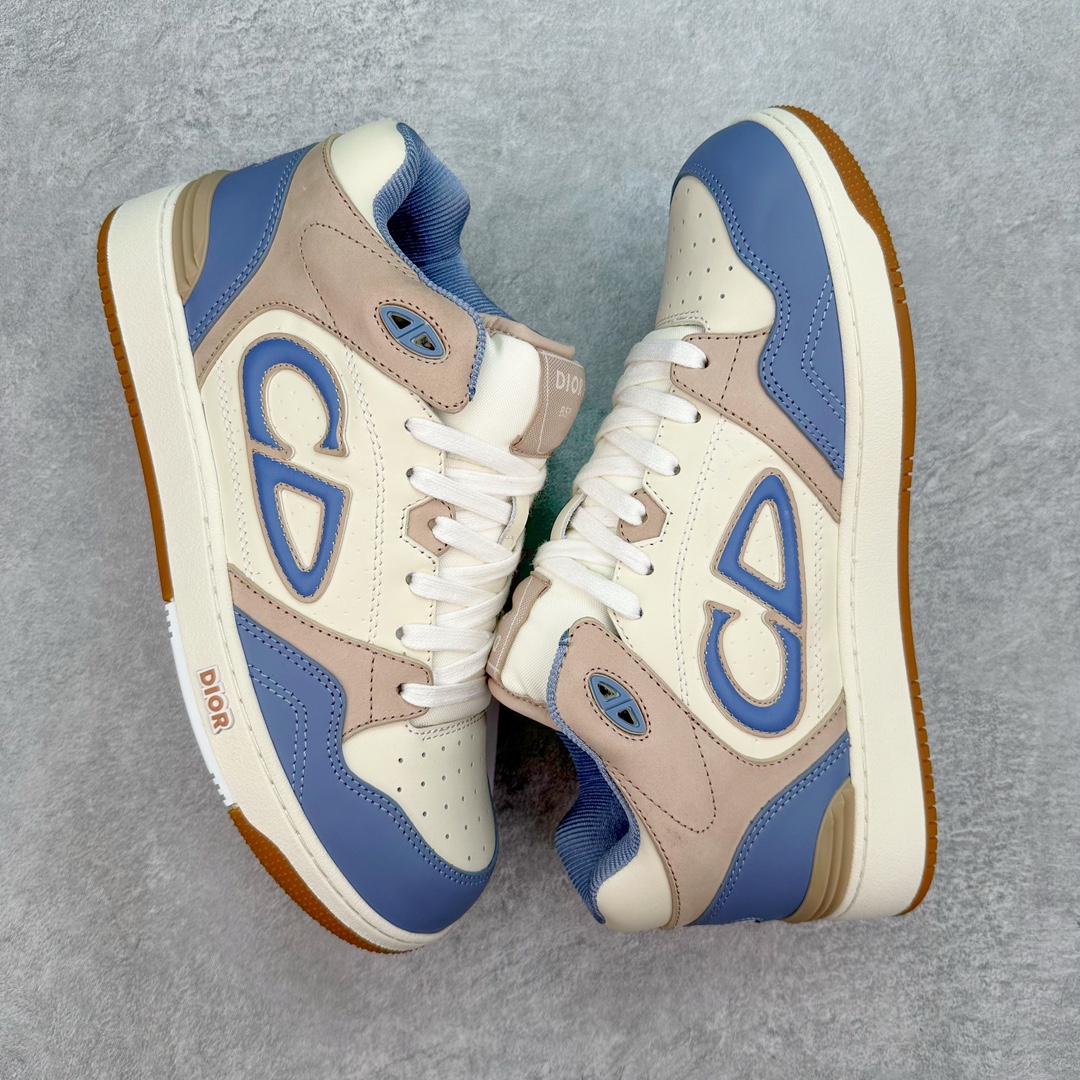 图片[3]-Dior 2024S B57 迪奥新款休闲鞋中帮 情侣款 原版爆拆一比一完美复刻 工艺做工细节到位 原版定制材料 超赞 最新元素组合 时尚休闲个性 百搭 面料 原版面料牛皮 网布 电绣加3D打印 内里 进口透气网 垫脚 原版成型垫 大底 原版一比一开模TPU 尺码：38 39 40 41 42 43 44 45-选品中心