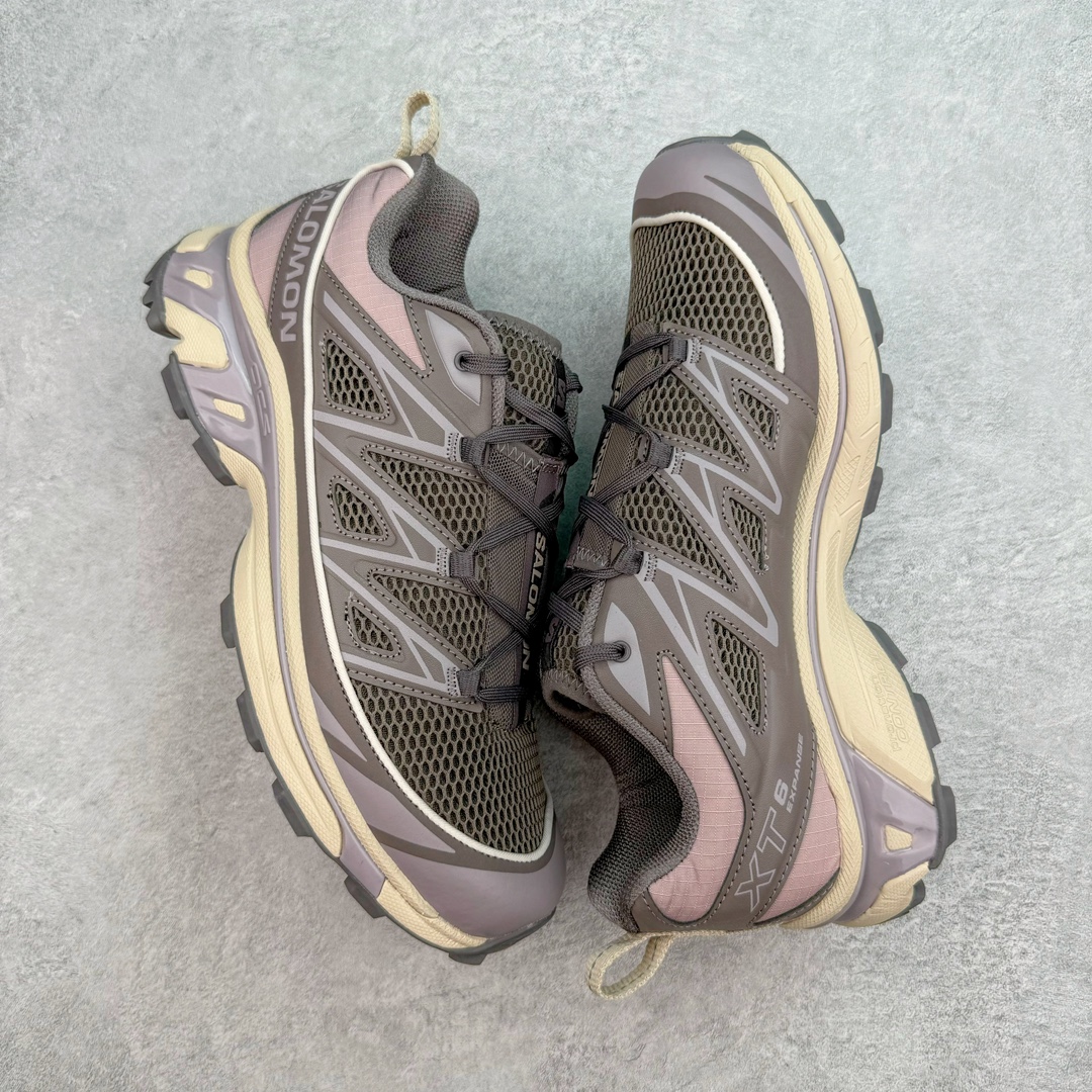 图片[3]-＃绿X Salomon XT-6 萨洛蒙复古潮流户外机能登山跑鞋 纯原外贸平台特供订单 耗时半年巨作 全套原纸板楦头开发 原厂特供网布配套加持 确保原汁原味 完美呈现版型 原档数据独家私模五层组合大底 男女鞋同步官方开发至46.5 原装Ortholite轻量化鞋垫 中底布带钢印编号 原厂TPU锁扣 进口港宝加持 后跟自然饱满 还原公司包裹性 鞋面以“锯齿”状的包裹系统呈现 在基色底之下加入了各种色点缀 将公司的最新技术和时尚前卫的造型融入耐用的长跑款式中 鞋面由 TPU 薄膜制成 并焊接在高耐磨网眼上 使其既时尚又坚固 由 ACS底盘支撑 可增强稳定性和支撑力 以及由橡胶凸耳 Contragrip外底覆盖的 EVA 缓冲中底 旨在应对崎岖的地形 鞋舌上的彩色Salomon 标签、Quicklace 系统以及鞋头、鞋舌和鞋跟上的附加品牌使细节更加完美 让穿着者可以轻松驾驭户外与通勤下的任何运动生活场景 无缝鞋身户外随意纵横 颜值与脚感兼备 出街通勤 绝对非常吸睛 你值得拥有 尺码：36 36.5 37.5 38 38.5 39 40 40.5 41 42 42.5 43 44 44.5 45 46 46.5 注意：偏小1码-选品中心