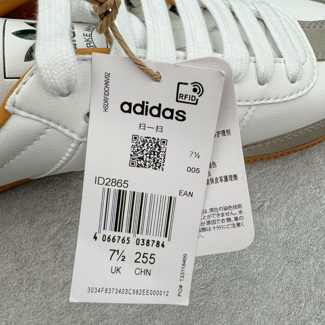 图片[16]-＃VT福利特价 AD Original Samba OG 复古经典轻便板鞋 白灰 ID2865 口碑大厂出品 品控大底版型不断改良更新 全套原纸板楦头开发 确保原汁原味 完美呈现DUNK版型 一比一鞋头弧度高度鞋身弧度 此版本只针对中端市场 皮料材质有所更替 其他数据细节工艺流程均保持一致 绝不口嗨 细节品控鞋型随意对比 正确烫金高频细节 原装纳米超迁皮料 独家私模橡胶大底 原盒原配 这款桑巴鞋展示了高质量的工艺 带有装饰的超锁缝制和无缝的手感 柔软、柔软的皮革造型和标志性的3条纹完成了精致的外观 正规合身鞋带 鞋面上有绒面鞋垫 橡胶鞋底 享受正畸套筒软感 自50年代首次亮相以来就一直在赢得粉丝的青睐 尺码：35.5 36 36.5 37.5 38 38.5 39 40 40.5 41 42 42.5 43 44 44.5 45 46-选品中心