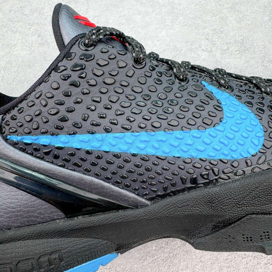 图片[20]-＃GX纯原 NK Zoom Kobe 6 Protro 科比六代黑蓝黑暗骑士 429659-016 完美复刻公司货 前掌超大Zoom Turbo气垫 后掌EVA缓震 真正的原汁原味 还原ZP脚感 全身鞋材卡料色独家定制 唯一正确喷漆工艺Swoosh 正确凹凸蛇鳞工艺 正确鞋面渐变效果 内全置真动飞态线 独立原厂模具 最大尺码达到48.5码 首批不拼图大几率过验 亲测已过 支持各种高强度实战 无需担心 上脚价 补货周期极长 脚宽建议买大半码 科比系列前掌偏窄 不影响二次销售 支持七天无理由退换 尺码：40 40.5 41 42 42.5 43 44 44.5 45 45.5 46 47.5 48.5 49.6 50.5-选品中心