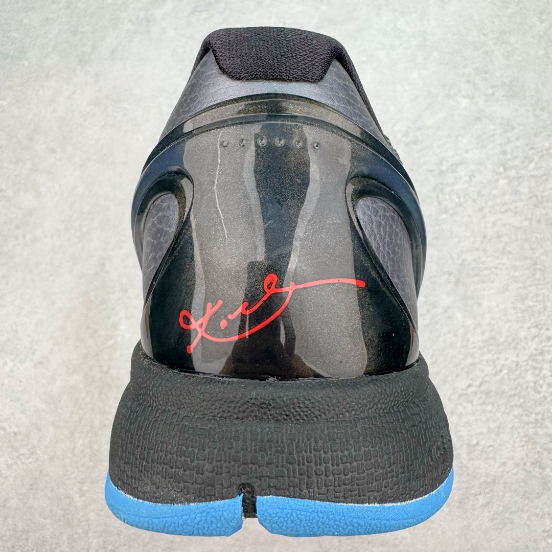 图片[8]-＃GX纯原 NK Zoom Kobe 6 Protro 科比六代黑蓝黑暗骑士 429659-016 完美复刻公司货 前掌超大Zoom Turbo气垫 后掌EVA缓震 真正的原汁原味 还原ZP脚感 全身鞋材卡料色独家定制 唯一正确喷漆工艺Swoosh 正确凹凸蛇鳞工艺 正确鞋面渐变效果 内全置真动飞态线 独立原厂模具 最大尺码达到48.5码 首批不拼图大几率过验 亲测已过 支持各种高强度实战 无需担心 上脚价 补货周期极长 脚宽建议买大半码 科比系列前掌偏窄 不影响二次销售 支持七天无理由退换 尺码：40 40.5 41 42 42.5 43 44 44.5 45 45.5 46 47.5 48.5 49.6 50.5-选品中心