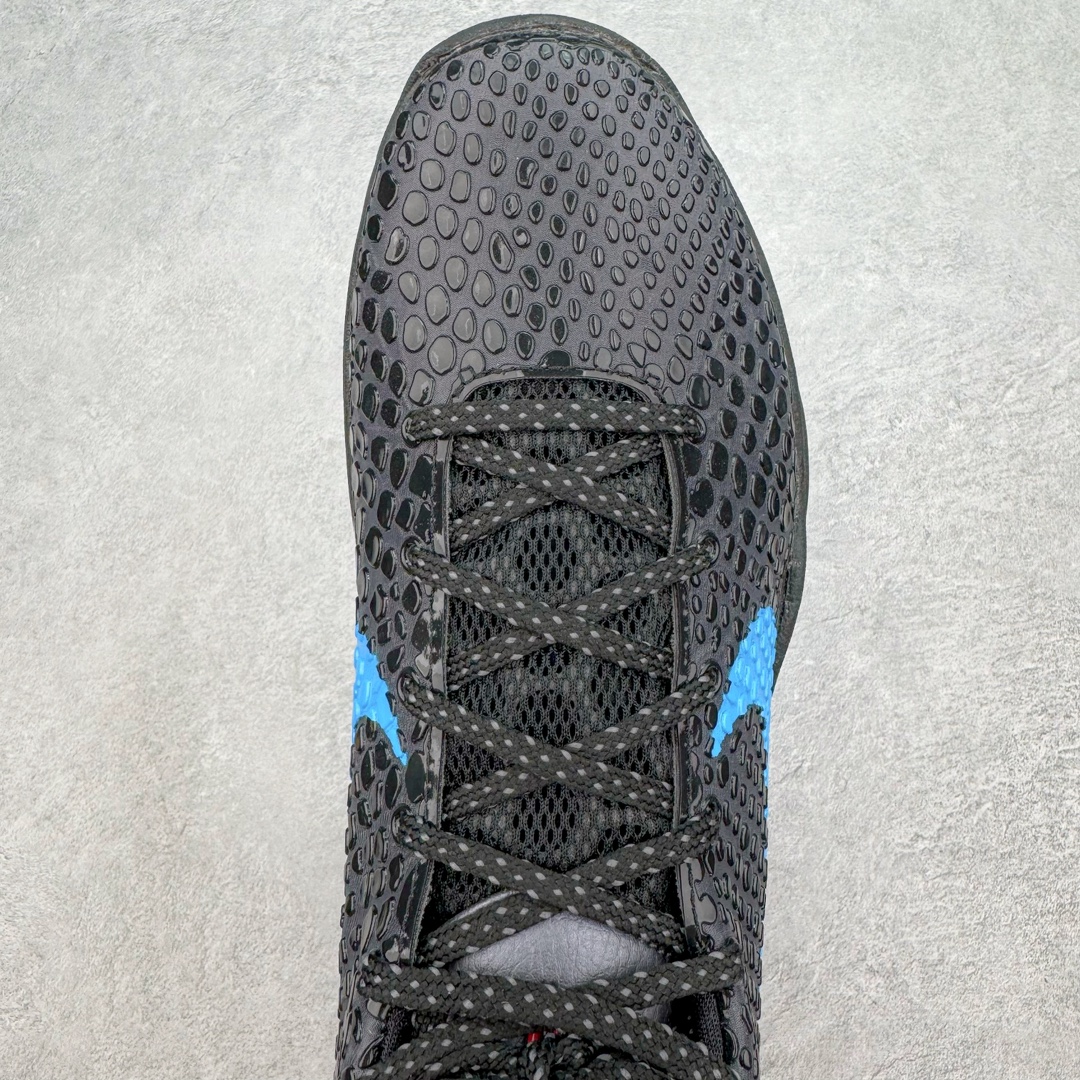 图片[4]-＃GX纯原 NK Zoom Kobe 6 Protro 科比六代黑蓝黑暗骑士 429659-016 完美复刻公司货 前掌超大Zoom Turbo气垫 后掌EVA缓震 真正的原汁原味 还原ZP脚感 全身鞋材卡料色独家定制 唯一正确喷漆工艺Swoosh 正确凹凸蛇鳞工艺 正确鞋面渐变效果 内全置真动飞态线 独立原厂模具 最大尺码达到48.5码 首批不拼图大几率过验 亲测已过 支持各种高强度实战 无需担心 上脚价 补货周期极长 脚宽建议买大半码 科比系列前掌偏窄 不影响二次销售 支持七天无理由退换 尺码：40 40.5 41 42 42.5 43 44 44.5 45 45.5 46 47.5 48.5 49.6 50.5-选品中心