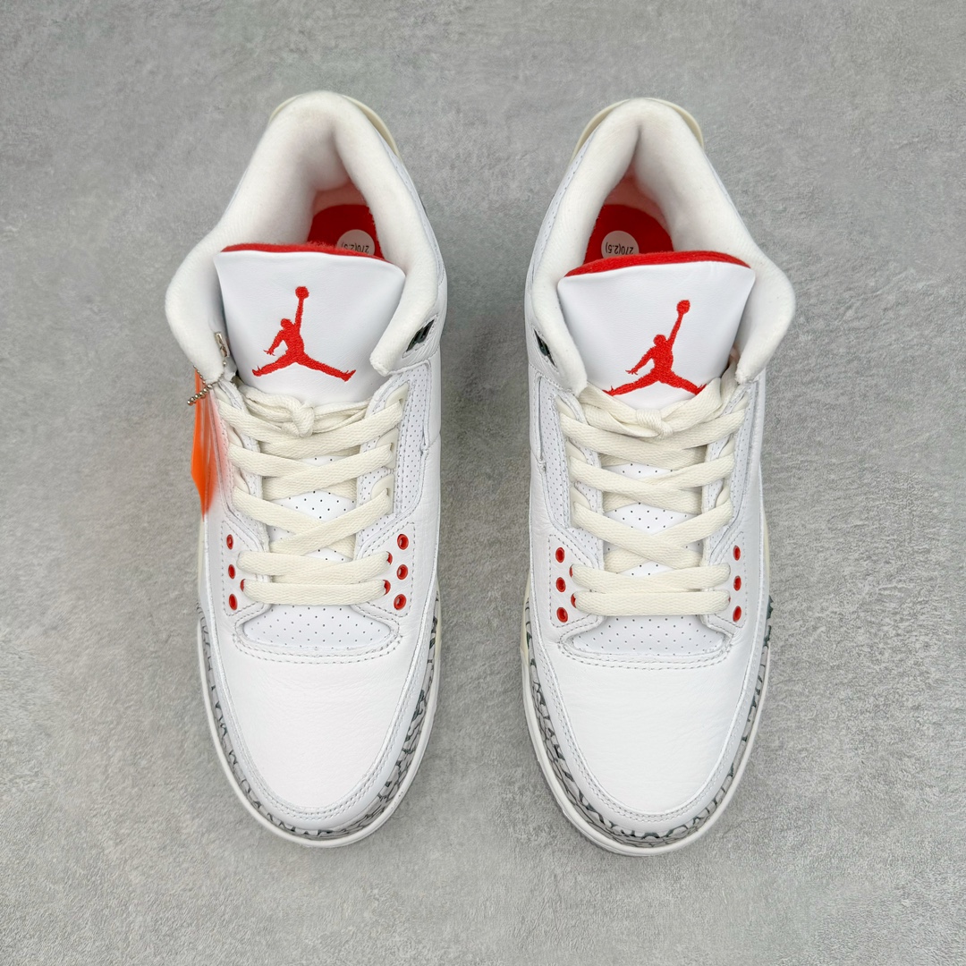 图片[2]-💰180 ＃DG纯原特价‼Air Jordan AJ3 Retro 做旧白水泥 DN3707-100 东莞元老级版师操刀倾力打造全网最强三代 原楦原纸板开发 确保原汁原味 原厂皮料质感色泽绝无偏差 完美中底拉帮 原厂中底钢印  原档案大底 如假白送 大底纹路 气垫通透度PU的回弹性均百分百还原 原厂电绣鞋舌飞人刺绣针数立体讲究精细欢迎对比正品原鞋 SIZE：40 40.5 41 42 42.5 43 44 44.5 47.5 48.5 编码：by2936050-运动鞋