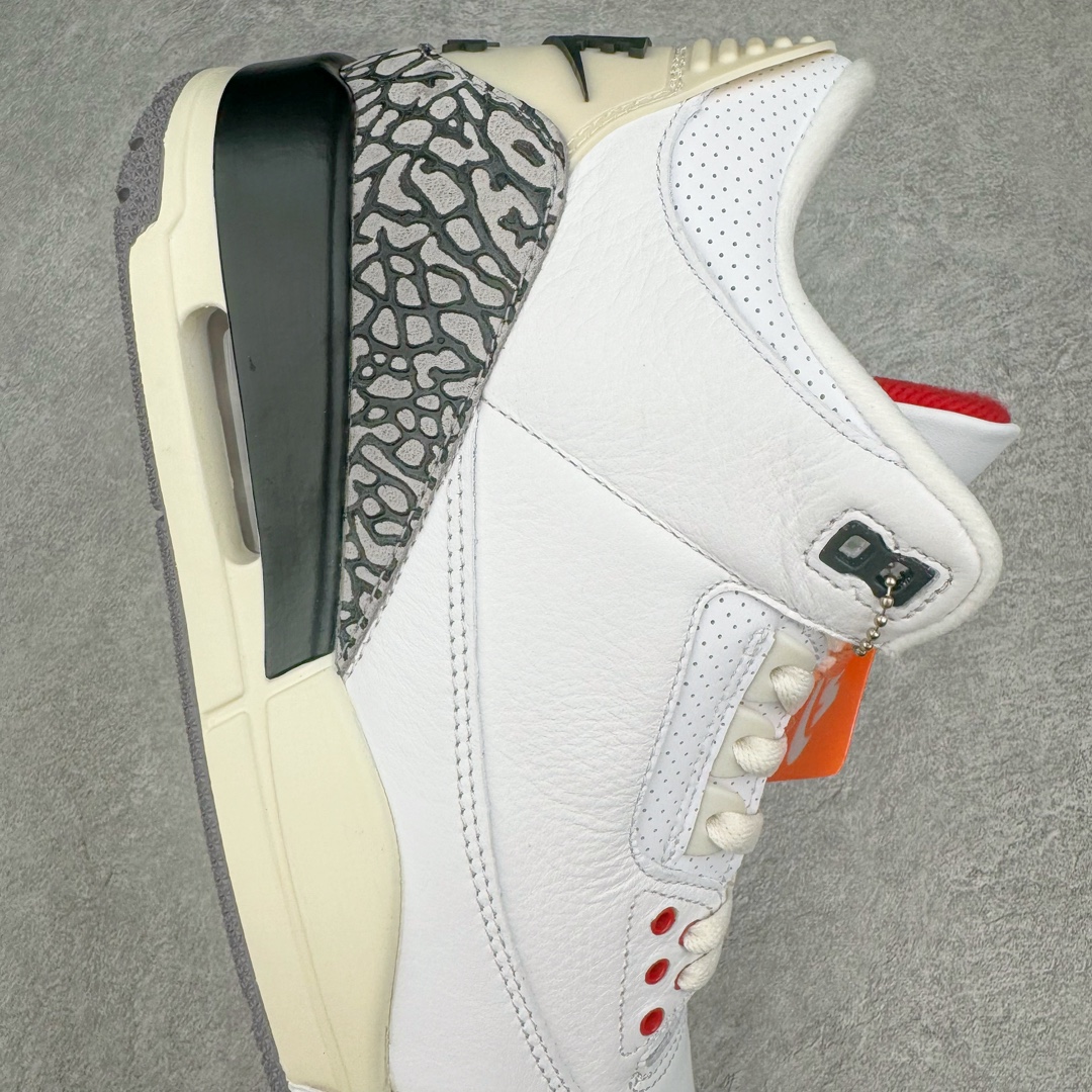 图片[6]-💰180 ＃DG纯原特价‼Air Jordan AJ3 Retro 做旧白水泥 DN3707-100 东莞元老级版师操刀倾力打造全网最强三代 原楦原纸板开发 确保原汁原味 原厂皮料质感色泽绝无偏差 完美中底拉帮 原厂中底钢印  原档案大底 如假白送 大底纹路 气垫通透度PU的回弹性均百分百还原 原厂电绣鞋舌飞人刺绣针数立体讲究精细欢迎对比正品原鞋 SIZE：40 40.5 41 42 42.5 43 44 44.5 47.5 48.5 编码：by2936050-运动鞋