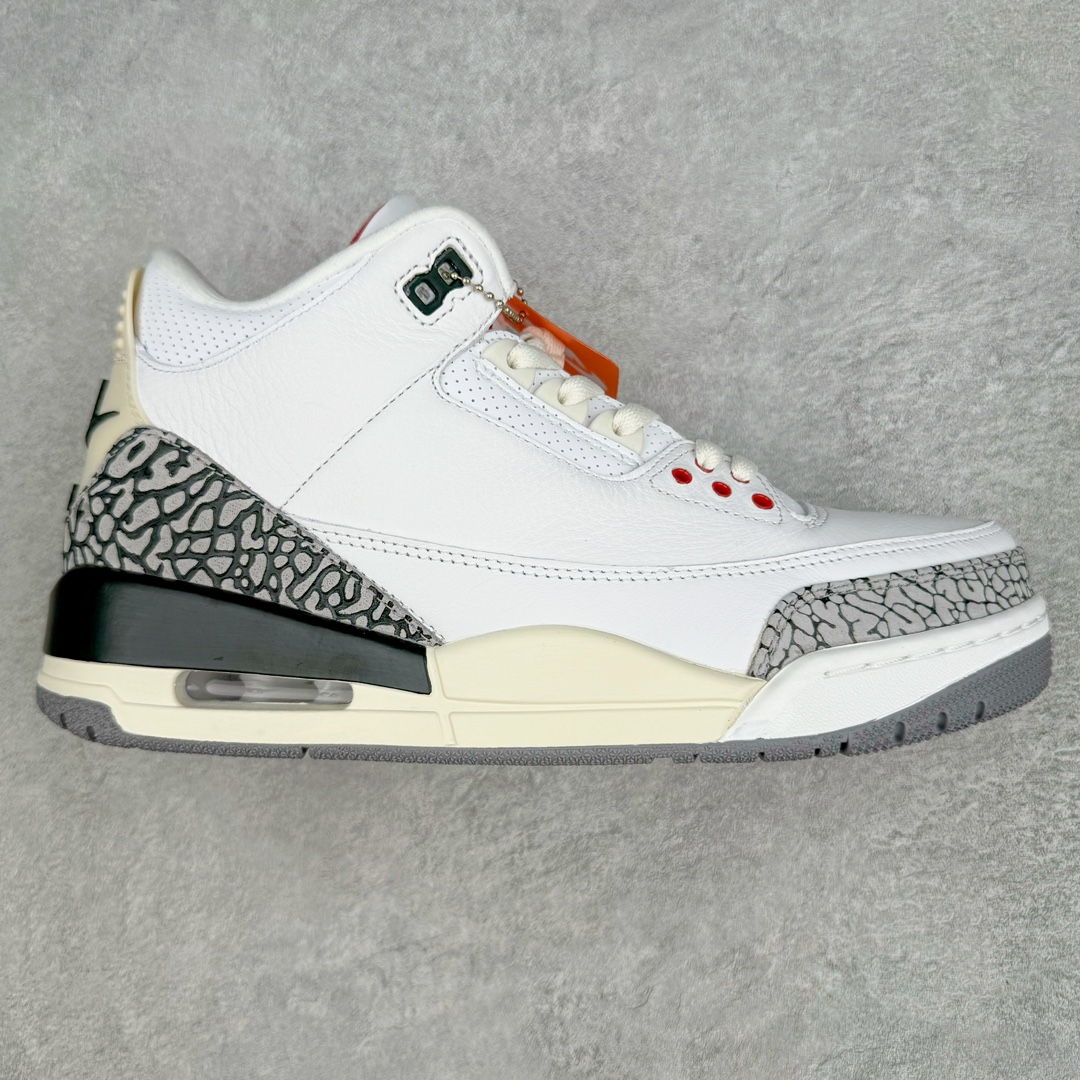 💰180 ＃DG纯原特价‼Air Jordan AJ3 Retro 做旧白水泥 DN3707-100 东莞元老级版师操刀倾力打造全网最强三代 原楦原纸板开发 确保原汁原味 原厂皮料质感色泽绝无偏差 完美中底拉帮 原厂中底钢印  原档案大底 如假白送 大底纹路 气垫通透度PU的回弹性均百分百还原 原厂电绣鞋舌飞人刺绣针数立体讲究精细欢迎对比正品原鞋 SIZE：40 40.5 41 42 42.5 43 44 44.5 47.5 48.5 编码：by2936050-运动鞋