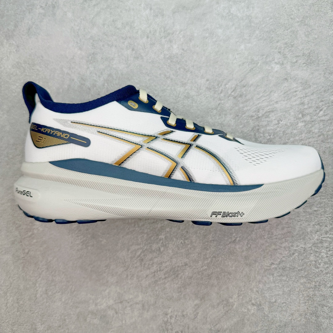 💰200 ＃HK纯原 Asics Gel-Kayano 31 亚瑟士卡亚诺31代低帮专业有氧超轻量休闲运动全能慢跑鞋 全球知名运动品牌ASICS正式推出新款GEL-KAYANO 31跑鞋 旨在通过全新稳定结构以提升产品可适性 满足跑者的足部稳定需求 让每一位跑者从起跑到结束都能够感受到焕然一新的稳定性与舒适性 从而帮助更多人找到身心平衡 获得自在舒适的健康生活方式 秉持着ASICS亚瑟士的设计哲学 全新一代GEL-KAYANO 31应运而生 为进一步升级产品的稳定性 GEL-KAYANO 31采用了全新4D引导系统 通过内侧稳定装置提升可适性 满足足部稳定需求 帮助足弓迅速返回到平衡位置 作为基于生物力学研究打造的全新稳定结构 4D引导系统不仅提升了跑鞋对双脚的支撑性 它还将人体不同的运动状态纳入设计考量 帮助跑者在多种跑动强度下获得充足的稳定性和理想的舒适度 尺码：36 37 37.5 38 39.5 40 40.5 41.5 42 42.5 43.5 44 44.5 45 编码：by2936070-运动鞋