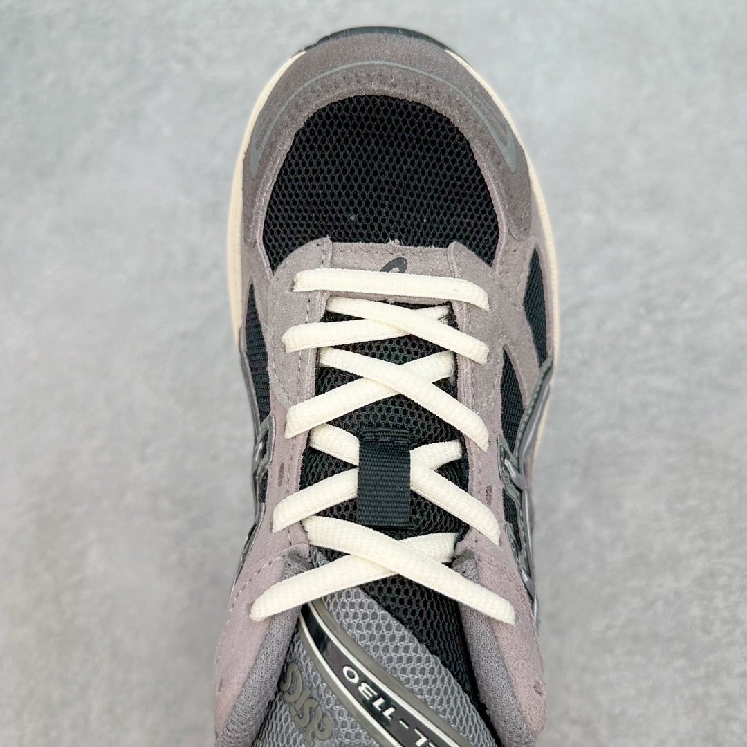 图片[4]-Asics Gel-1130 亚瑟士系列低帮复古休闲运动慢跑鞋 整双鞋在鞋面部分选用网眼布与皮革相互连接，在鞋面银色金属质感的线条中，ASICS 品牌标志性的虎爪 Logo 出现在鞋身侧面，既展现出复古美感，又加深了整双鞋的层次感。搭载着 Ortholite 鞋垫，之后再辅以 GEL 缓震胶中底和耐磨大底，在提升上脚舒适性的同时，在缓震脚感以及耐磨抓地力方面也能满足日常运动需求。尺码：36 37 37.5 38 39.5 40 40.5 41.5 42 42.5 43.5 44 45-选品中心