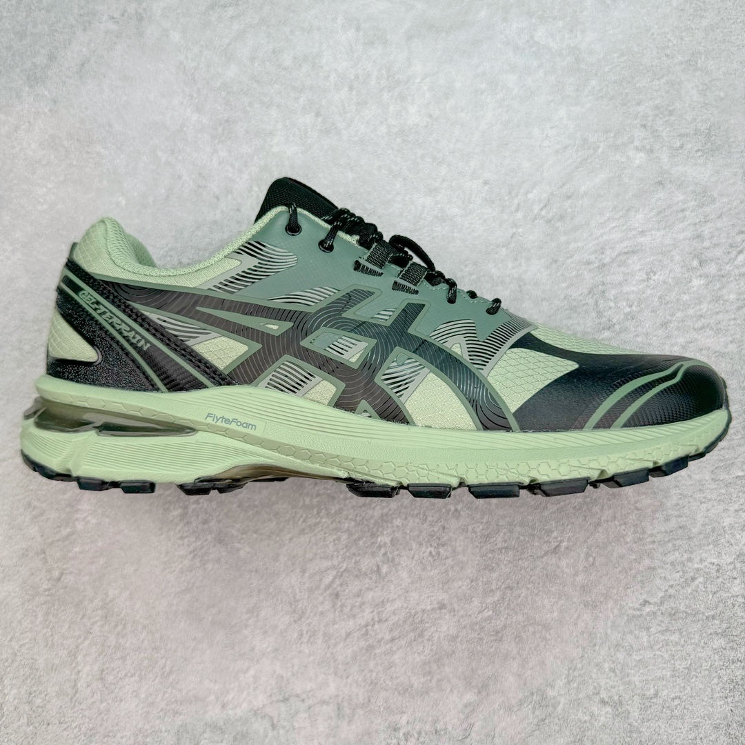 💰200 ＃HK纯原 Asics Gel-Terrain 亚瑟士复古街头时尚运动减震耐磨透气低帮越野跑步鞋 复古经典的鞋面设计 灵感来自ASICS 90年代的经典越野跑系列 鞋身无缝设计元素 巧妙呈现户外机能感 FLYTEFOAM中底与GEL缓震科技加持 集轻量与动感于一身 融合复古美学与现代材料质感 舒适有型 带你潮流开「野」尺码：40 40.5 41.5 42 42.5 43.5 44 44.5 45 编码：by2936070-运动鞋