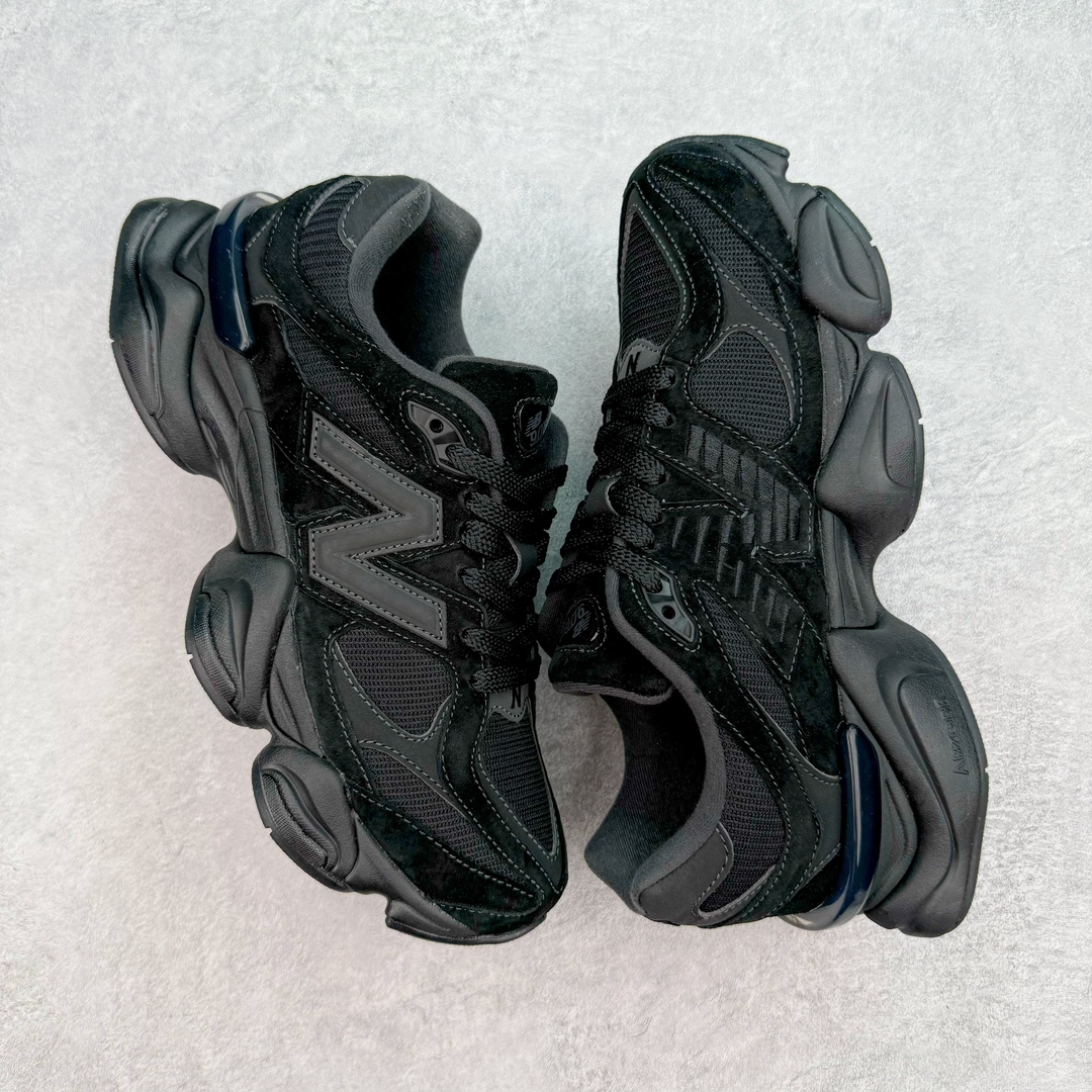 图片[3]-💰210 ＃AY纯原 New Balance NB9060系列 新百伦绒面革网布经典百搭防滑耐磨透气低帮生活休闲鞋 黑武士 U9060BPM 全套原楦原纸板原厂数据开发 进口三明治网面 原装进口翻毛皮料正确绒感卡色 正确中底拉帮中底网布细节 原厂标裁 带紫光防伪 定制后跟透明水晶模块 冲裁组合 大底贴合程度胶水上色把控完美 整洁度挑战全网艺术家 多道序QC把关品质完善 匠心打造 耗时两个月开发完成 工艺极其复杂难度可想而知 新开独立私模大底 全网唯一正确六层组合大底 高端零售专供产物 Size：36 37 37.5 38 38.5 39 40 40.5 41 42 42.5 43 44 45.5 46.5 编码：by2936080-运动鞋