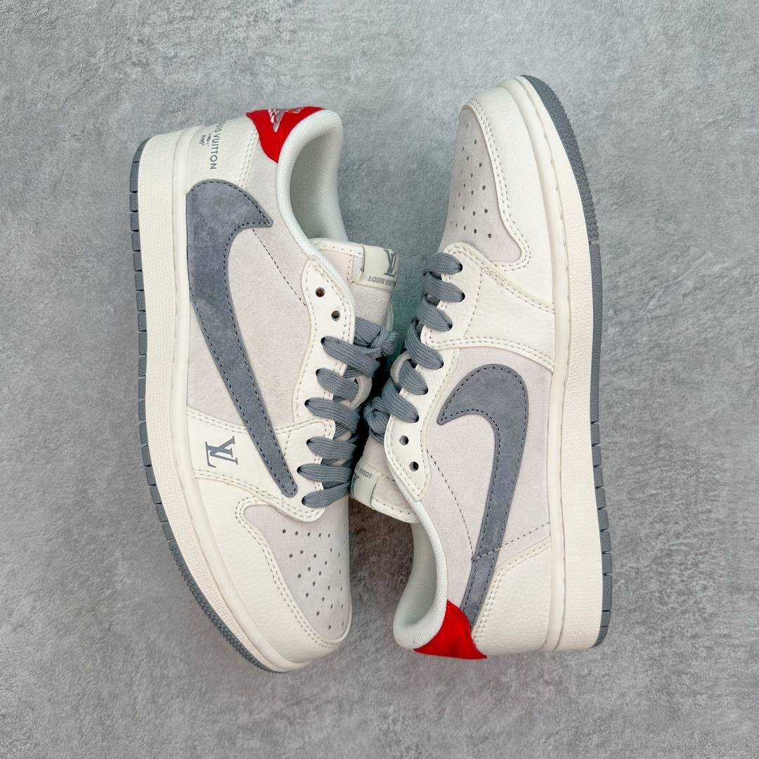 图片[3]-💰250 TS x Air Jordan AJ1 Low 倒钩低帮联名定制配色 XY2688-103 原厂内置气垫魔块 A模大底 头层小牛皮 鞋舌AJ原厂专用牛津布+AJ专用反口珍珠布+原厂无杂质高弹内里海棉+特殊封边弹力鞋带 SIZE：36 36.5 37.5 38 38.5 39 40 40.5 41 42 42.5 43 44 44.5 45 46 47.5 编码：Dby3936020-运动鞋