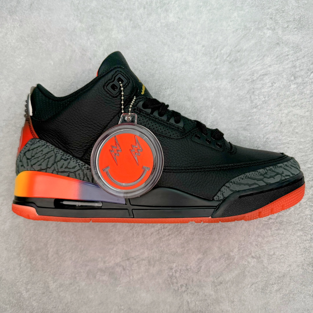 💰410 ＃QD纯原 J Balvin x Air Jordan AJ3 联名黑红 彩虹渐变 FN0344-001 圈内最强三代系列 匠心打造 开发时长超过半年 目前可过各类鉴定或无法鉴定 裸鞋随便操作 全套原纸板楦头开发 原厂大底磨具加持立体防滑纹理 原装可视Air Sole气垫 原汁原味最完美的三代版型 唯一正确鞋头趴度弧度高度鞋身腰线 原厂TPU彩虹扎染后跟饰片 正确内里反口里网布 皮料菱角分明不变形无多余毛边 广东原厂zp同批次手工大底描漆拉丝 市场唯一原厂鞋扣模具 原厂织唛标 原厂飞人电绣工艺 尾指中部跳三针 独家绑鞋带手法 印刷中底布 四线拉帮 米色美纹纸贴合固定 进口港宝加持 后跟自然饱满 全鞋荧光划线卡点 追求极致完美 每一双都是工艺品 多重QC质检 超越公司货的品控标准 实实在在的免检产品 SIZE：40.5 41 42 42.5 43 44 44.5 45 45.5 46 47.5 48.5 编码：by4936080-运动鞋