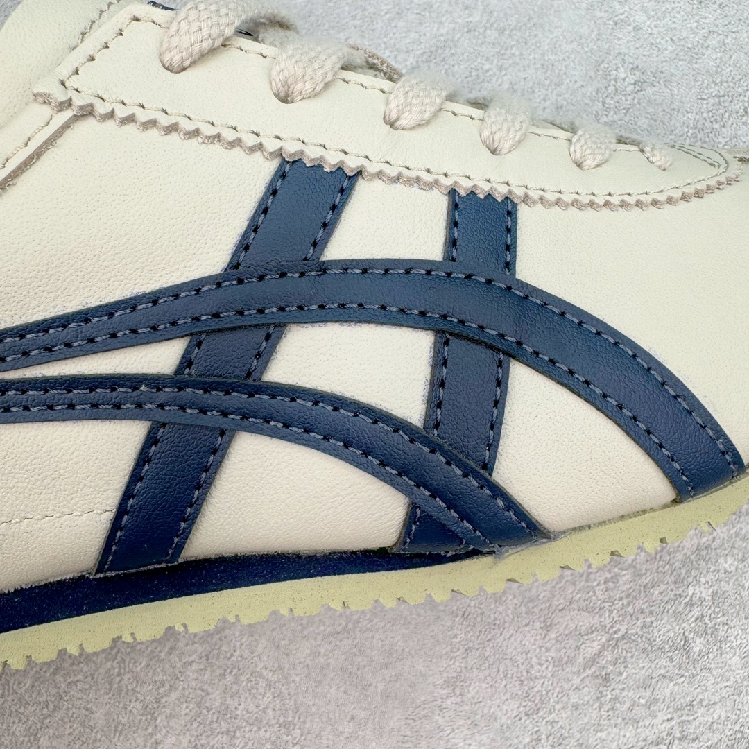 图片[14]-💰200 ＃MOK Asics Onitsuka Tiger MEXICO 66 亚瑟士鬼冢虎复古经典板鞋 市场最强版本 每个配色均购入原鞋校对 真正原厂头层牛皮 如假包赔 纹路、色泽、皮心颜色 质感百分百还原 海外订单工厂出品 超成熟稳定的做工品控 原装全套纸板楦头开发 原汁原味 完美呈现版型 私模正确鞋底咬花纹路 一比一鞋头弧度高度鞋身弧度 绝不口嗨 细节品控鞋型随意秒杀市面 原档咬花纹路私模大底 一个单元有六个三角形 总体形拼接呈现花瓣状 官方四联吊牌 原装Ortholite轻量化鞋垫 原盒原配 质保卡 说明书 钢印防尘纸  纸板中底带钢印 乳胶组合鞋垫 支持全方位的对比专柜 产品从款式颜色造型上体现出追求舒适和细节的完美 鞋类更是推崇手工制作的严谨与完美 融舒适性与可穿性的设计风格 注重细节的完美和别致魅力 既保持稳重 又不失轻松的时尚感 尺码：35 36 37 37.5 38 39 39.5 40 40.5 41.5 42 42.5 43.5 44 45 46 编码：by2936070-运动鞋