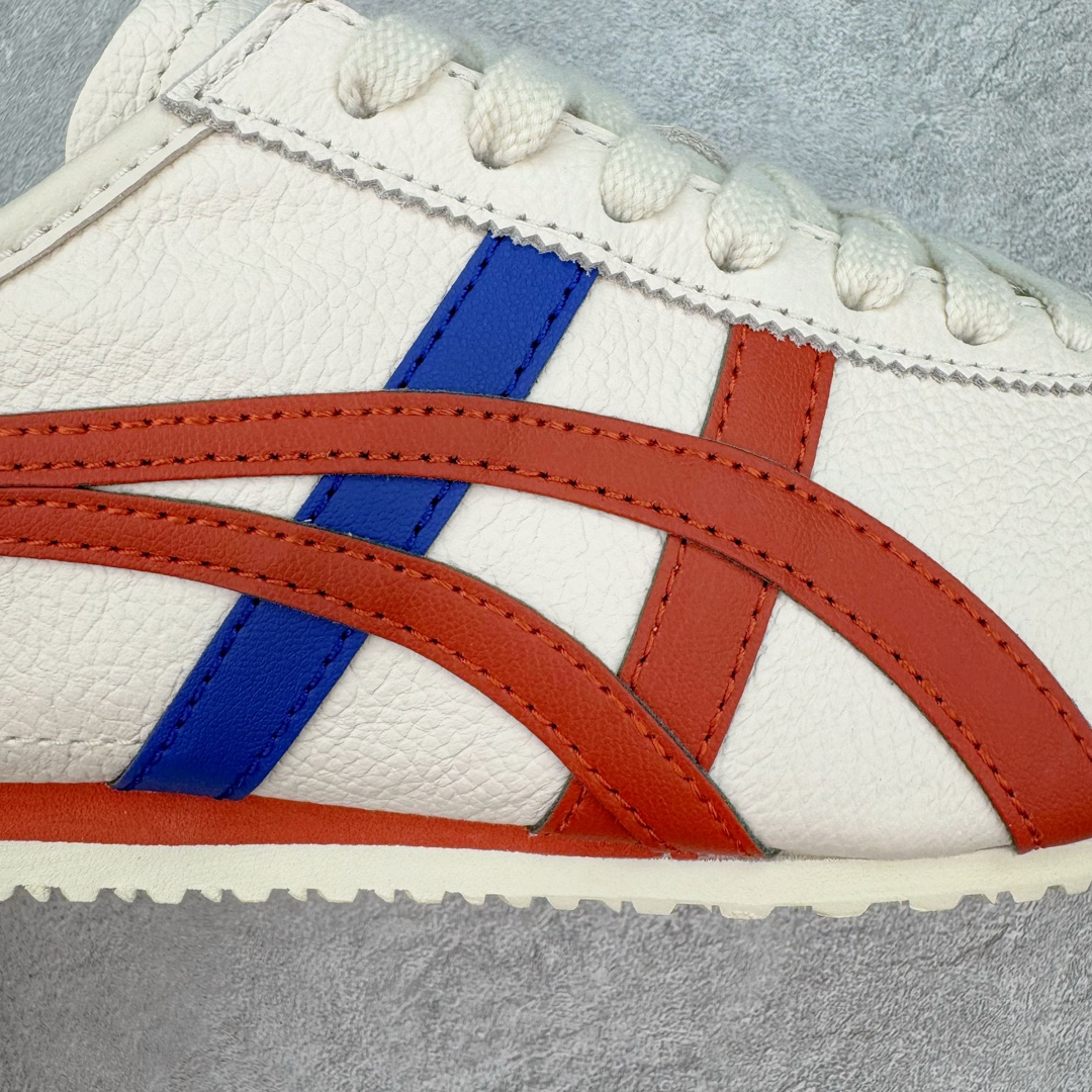 图片[17]-💰160 ＃HK纯原 Asics Onitsuka Tiger MEXICO 66 亚瑟士鬼冢虎复古经典板鞋 市场最强版本 头层小羊皮加持 海外订单工厂出品 超成熟稳定的做工品控 原装全套纸板楦头开发 原汁原味 完美呈现版型 私模正确鞋底咬花纹路 一比一鞋头弧度高度鞋身弧度 绝不口嗨 细节品控鞋型随意秒杀市面 原档咬花纹路私模大底 一个单元有六个三角形 总体形拼接呈现花瓣状 官方四联吊牌 原装Ortholite轻量化鞋垫 原盒原配 质保卡 说明书 钢印防尘纸 纸板中底带钢印 乳胶组合鞋垫 支持全方位的对比专柜 产品从款式颜色造型上体现出追求舒适和细节的完美 鞋类更是推崇手工制作的严谨与完美 融舒适性与可穿性的设计风格 注重细节的完美和别致魅力 既保持稳重 又不失轻松的时尚感 尺码：36 37 37.5 38 39 39.5 40 40.5 41.5 42 42.5 43.5 44 45 46 编码：by2936030-运动鞋