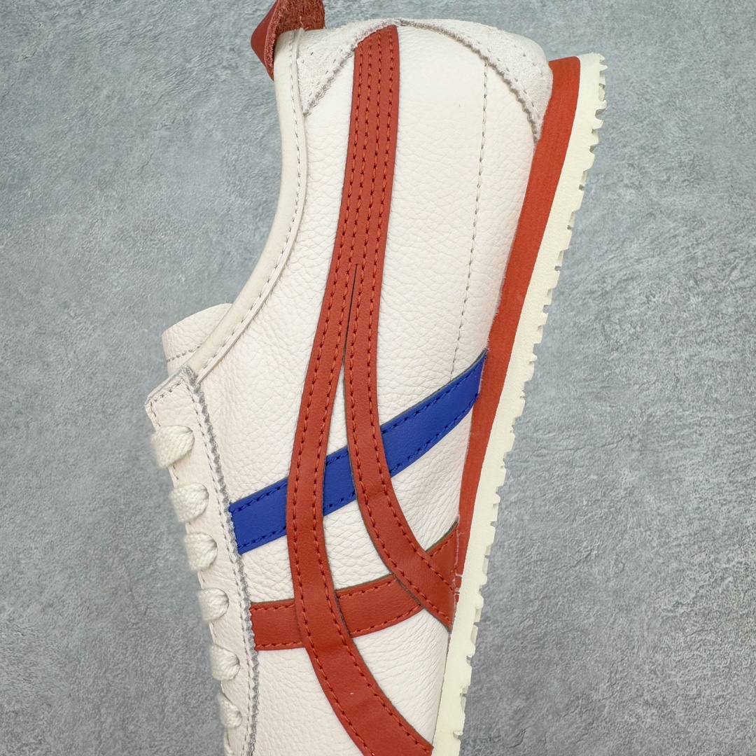 图片[7]-💰160 ＃HK纯原 Asics Onitsuka Tiger MEXICO 66 亚瑟士鬼冢虎复古经典板鞋 市场最强版本 头层小羊皮加持 海外订单工厂出品 超成熟稳定的做工品控 原装全套纸板楦头开发 原汁原味 完美呈现版型 私模正确鞋底咬花纹路 一比一鞋头弧度高度鞋身弧度 绝不口嗨 细节品控鞋型随意秒杀市面 原档咬花纹路私模大底 一个单元有六个三角形 总体形拼接呈现花瓣状 官方四联吊牌 原装Ortholite轻量化鞋垫 原盒原配 质保卡 说明书 钢印防尘纸 纸板中底带钢印 乳胶组合鞋垫 支持全方位的对比专柜 产品从款式颜色造型上体现出追求舒适和细节的完美 鞋类更是推崇手工制作的严谨与完美 融舒适性与可穿性的设计风格 注重细节的完美和别致魅力 既保持稳重 又不失轻松的时尚感 尺码：36 37 37.5 38 39 39.5 40 40.5 41.5 42 42.5 43.5 44 45 46 编码：by2936030-运动鞋