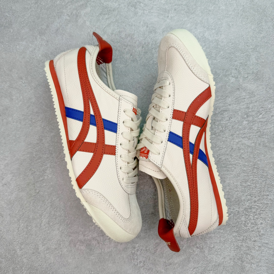 图片[3]-💰160 ＃HK纯原 Asics Onitsuka Tiger MEXICO 66 亚瑟士鬼冢虎复古经典板鞋 市场最强版本 头层小羊皮加持 海外订单工厂出品 超成熟稳定的做工品控 原装全套纸板楦头开发 原汁原味 完美呈现版型 私模正确鞋底咬花纹路 一比一鞋头弧度高度鞋身弧度 绝不口嗨 细节品控鞋型随意秒杀市面 原档咬花纹路私模大底 一个单元有六个三角形 总体形拼接呈现花瓣状 官方四联吊牌 原装Ortholite轻量化鞋垫 原盒原配 质保卡 说明书 钢印防尘纸 纸板中底带钢印 乳胶组合鞋垫 支持全方位的对比专柜 产品从款式颜色造型上体现出追求舒适和细节的完美 鞋类更是推崇手工制作的严谨与完美 融舒适性与可穿性的设计风格 注重细节的完美和别致魅力 既保持稳重 又不失轻松的时尚感 尺码：36 37 37.5 38 39 39.5 40 40.5 41.5 42 42.5 43.5 44 45 46 编码：by2936030-运动鞋