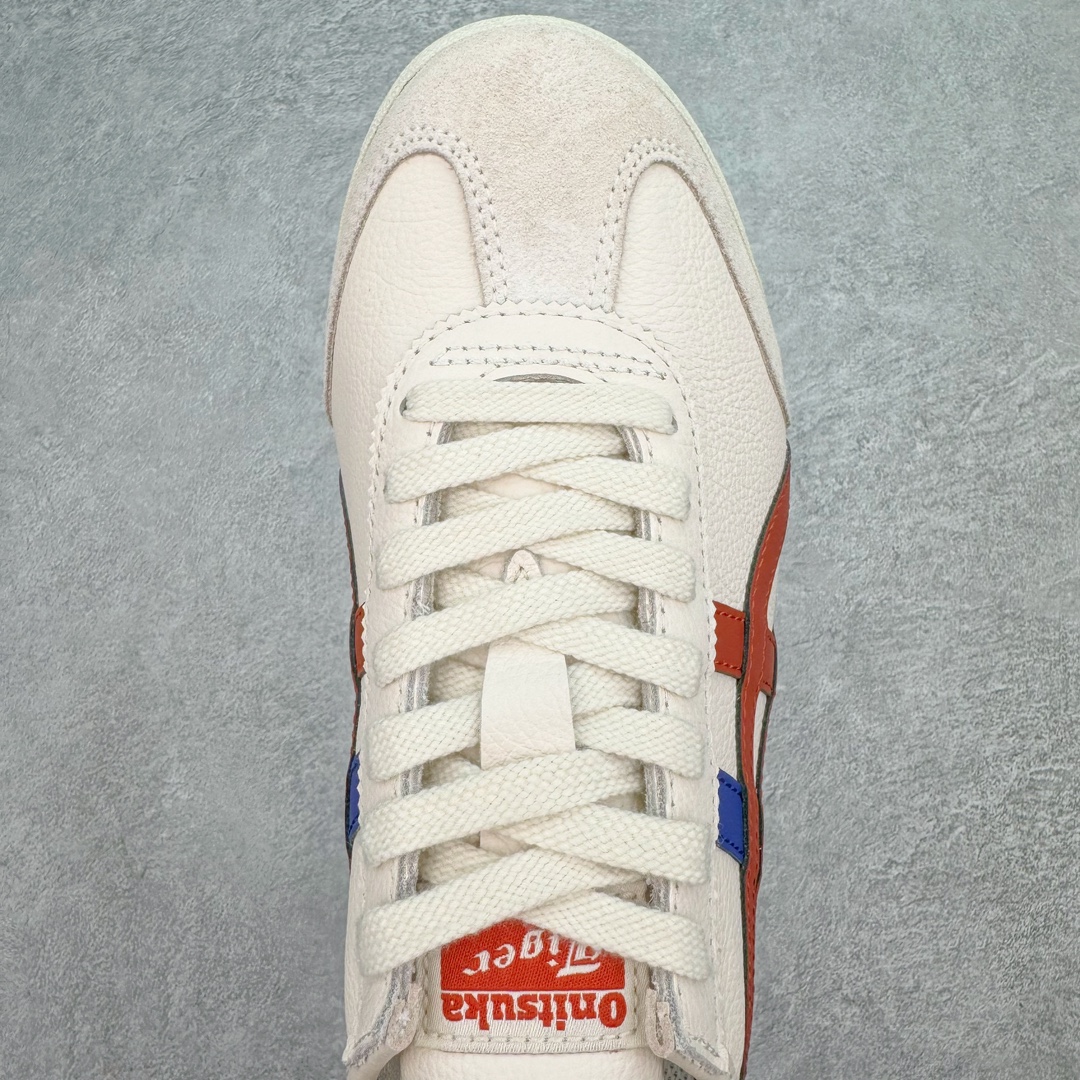 图片[4]-💰160 ＃HK纯原 Asics Onitsuka Tiger MEXICO 66 亚瑟士鬼冢虎复古经典板鞋 市场最强版本 头层小羊皮加持 海外订单工厂出品 超成熟稳定的做工品控 原装全套纸板楦头开发 原汁原味 完美呈现版型 私模正确鞋底咬花纹路 一比一鞋头弧度高度鞋身弧度 绝不口嗨 细节品控鞋型随意秒杀市面 原档咬花纹路私模大底 一个单元有六个三角形 总体形拼接呈现花瓣状 官方四联吊牌 原装Ortholite轻量化鞋垫 原盒原配 质保卡 说明书 钢印防尘纸 纸板中底带钢印 乳胶组合鞋垫 支持全方位的对比专柜 产品从款式颜色造型上体现出追求舒适和细节的完美 鞋类更是推崇手工制作的严谨与完美 融舒适性与可穿性的设计风格 注重细节的完美和别致魅力 既保持稳重 又不失轻松的时尚感 尺码：36 37 37.5 38 39 39.5 40 40.5 41.5 42 42.5 43.5 44 45 46 编码：by2936030-运动鞋