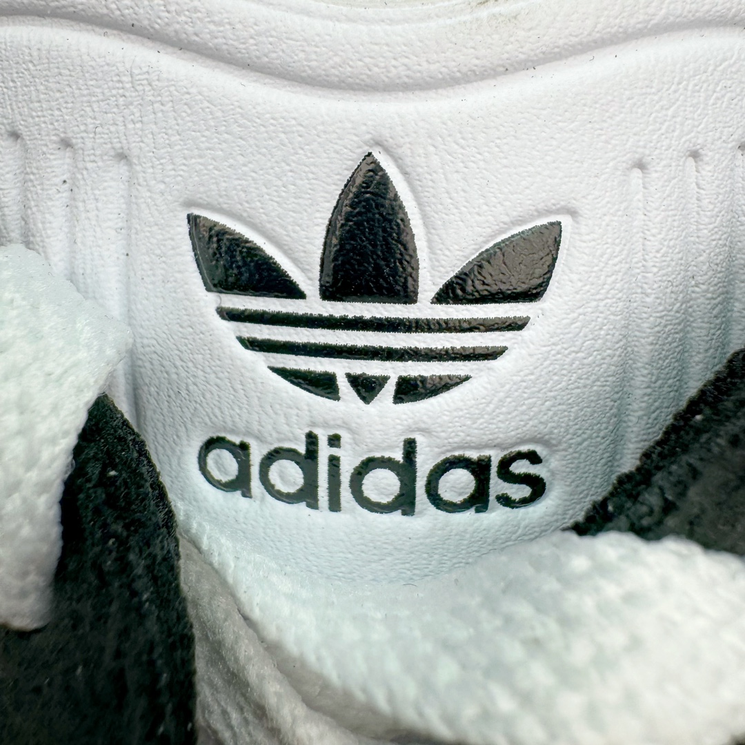 图片[12]-＃纯原 AD Gazelle Beach Slide\\\”Core Black/White\\\”羚羊海滩系列经典沙滩百搭休闲运动拖鞋“黑白”JQ7421 采用环保牛巴磨砂革鞋面材质 双层组合轻量鞋床#耐磨EVA材质压模大底 尺码： 36-45-选品中心