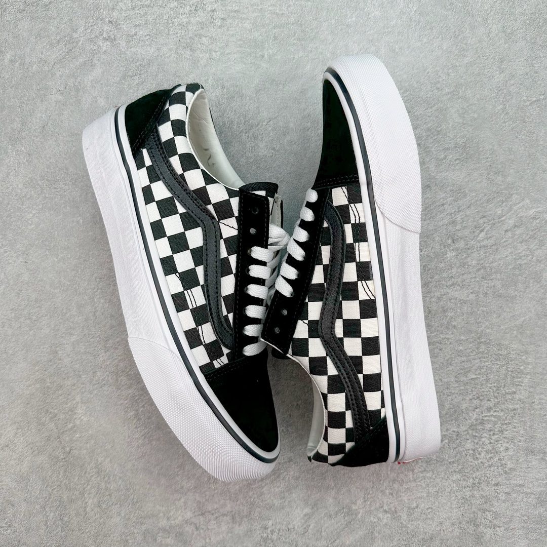 图片[3]-💰130 Vans Old Skool 黑白棋盘格 n范斯官方 新款升级 鞋舌满印棋盘格 舒适百搭 防滑减震 低帮休闲帆布滑板鞋 货号：VN000D56BZW 尺码：35 36 36.5 37 38 38.5 39 40 40.5 41 42 42.5 43 44 45 编码：by2936000-运动鞋